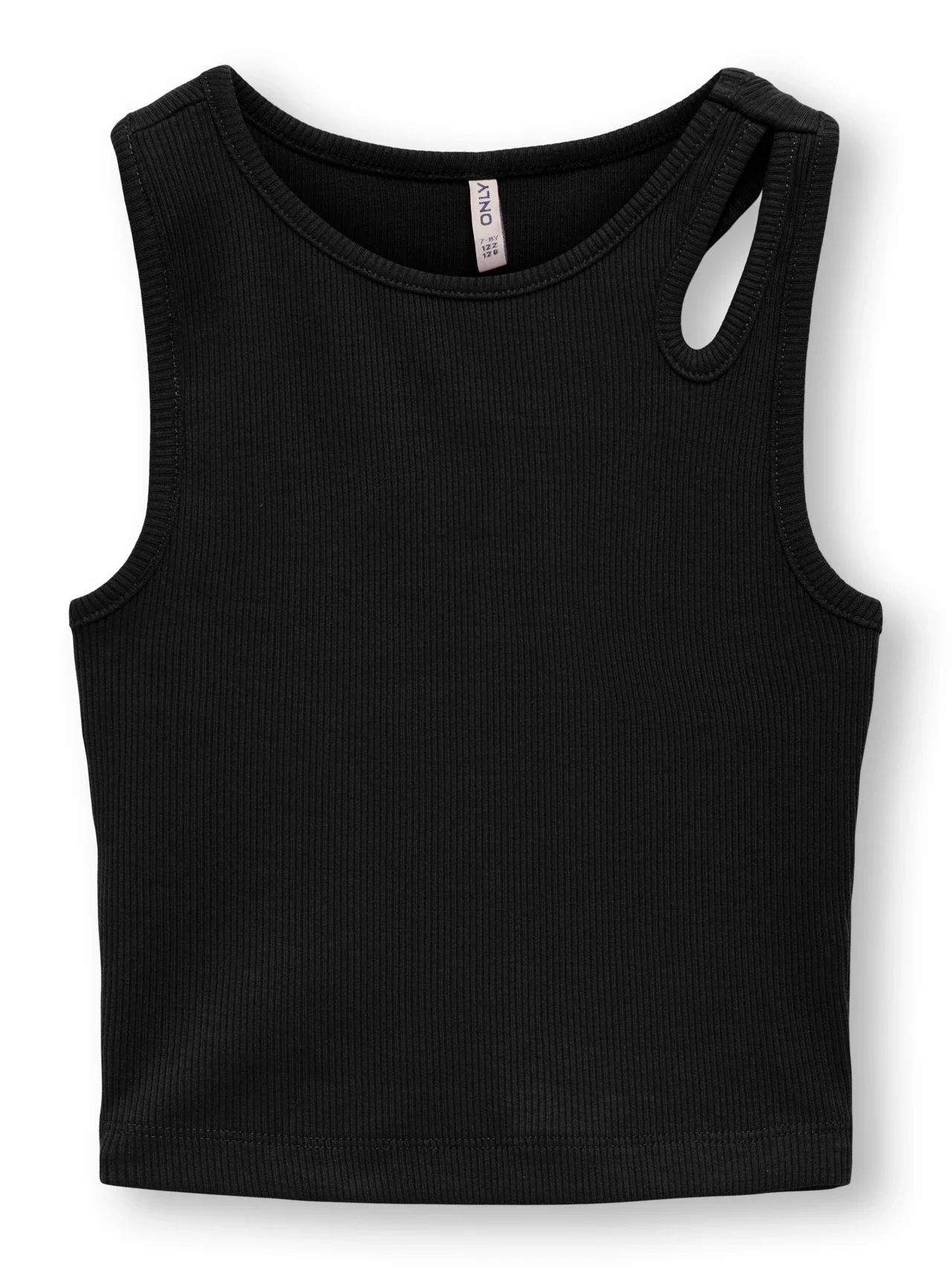 Kids Only lasten toppi, KOGNESSA LIFE S/L CUT OUT TOP Musta