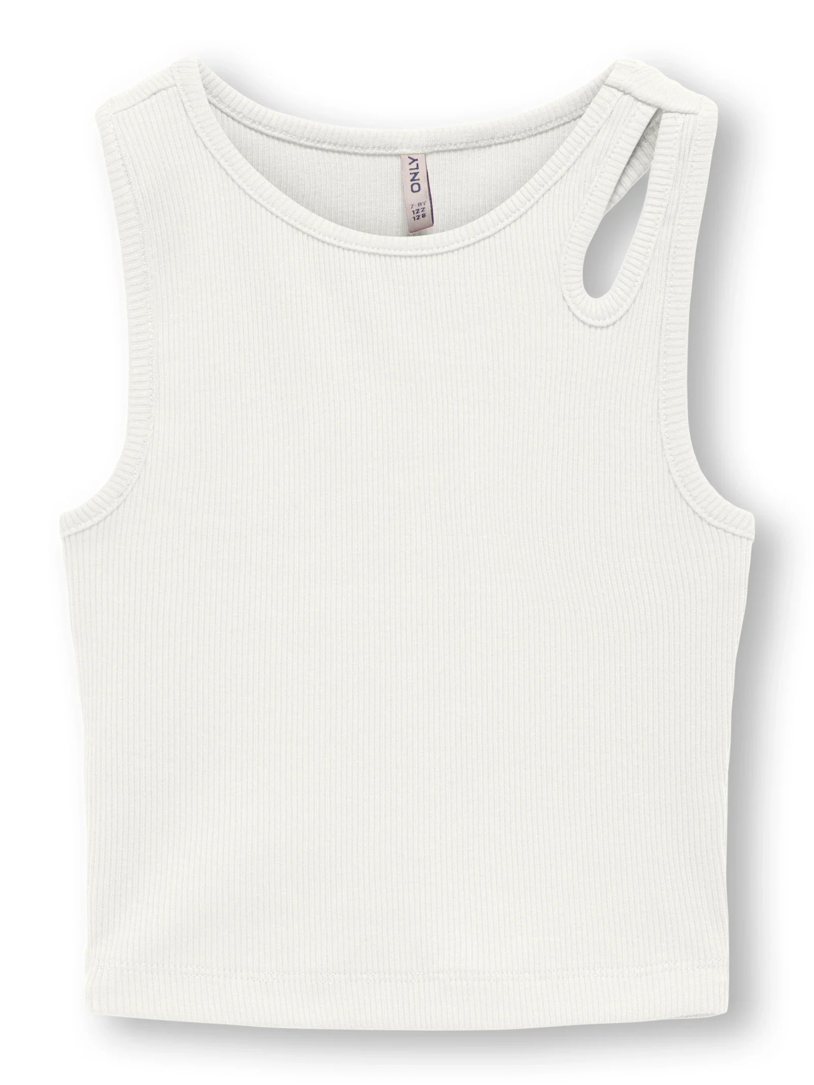 Kids Only lasten toppi, KOGNESSA LIFE S/L CUT OUT TOP Valkoinen