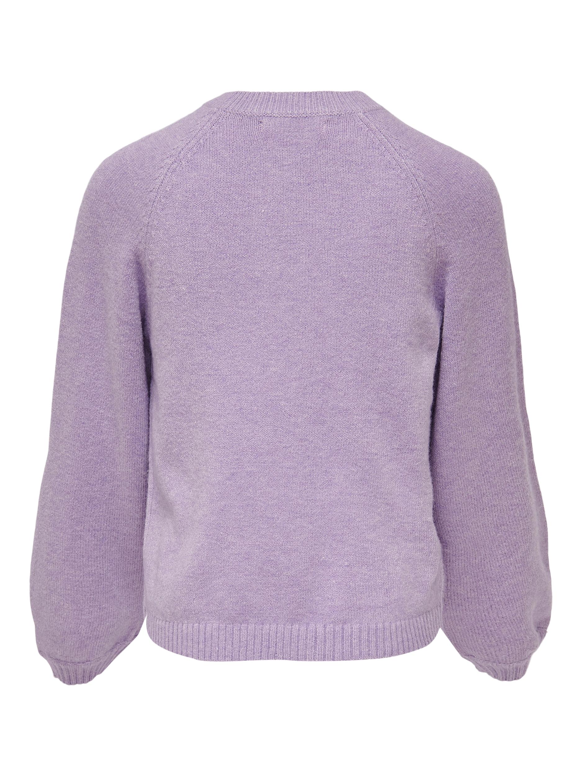 Kids Only Lasten neulepusero, KOGLESLY KINGS LS PULLOVER Liila - Image 3