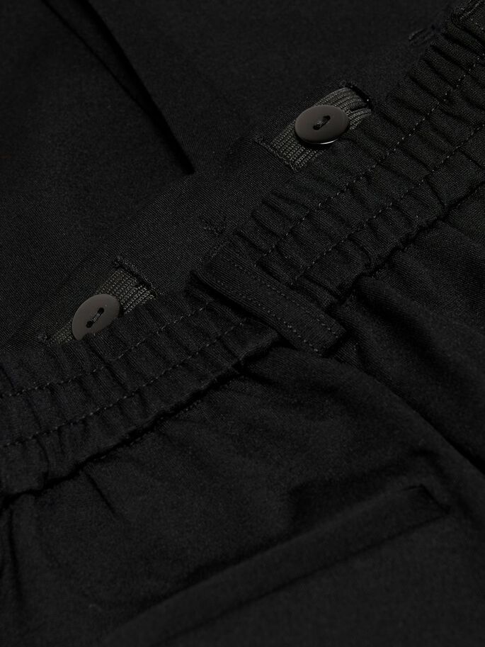 Kids Only Tyttöjen Poptrash Housut, KOGPOPTRASH EASY PANT NOOS Musta - Image 4