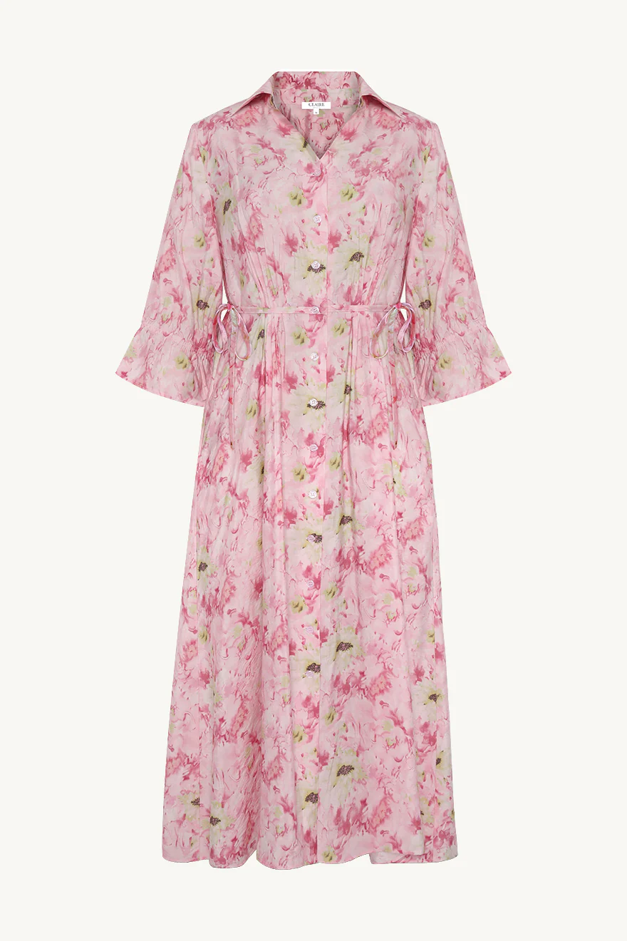 Claire mekko Kira Dress, vaaleanpunainen kuosi