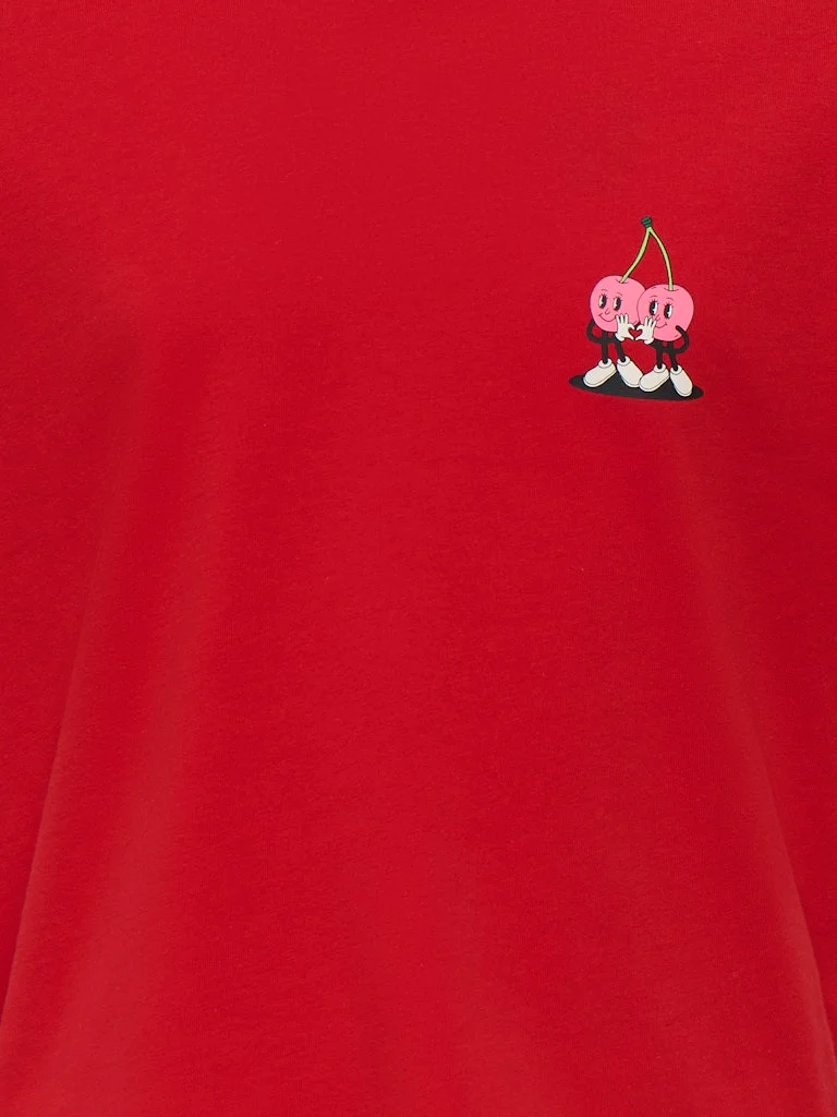 Kids Only lasten t-paita KOGREX SS Printed Top, punainen - Image 3