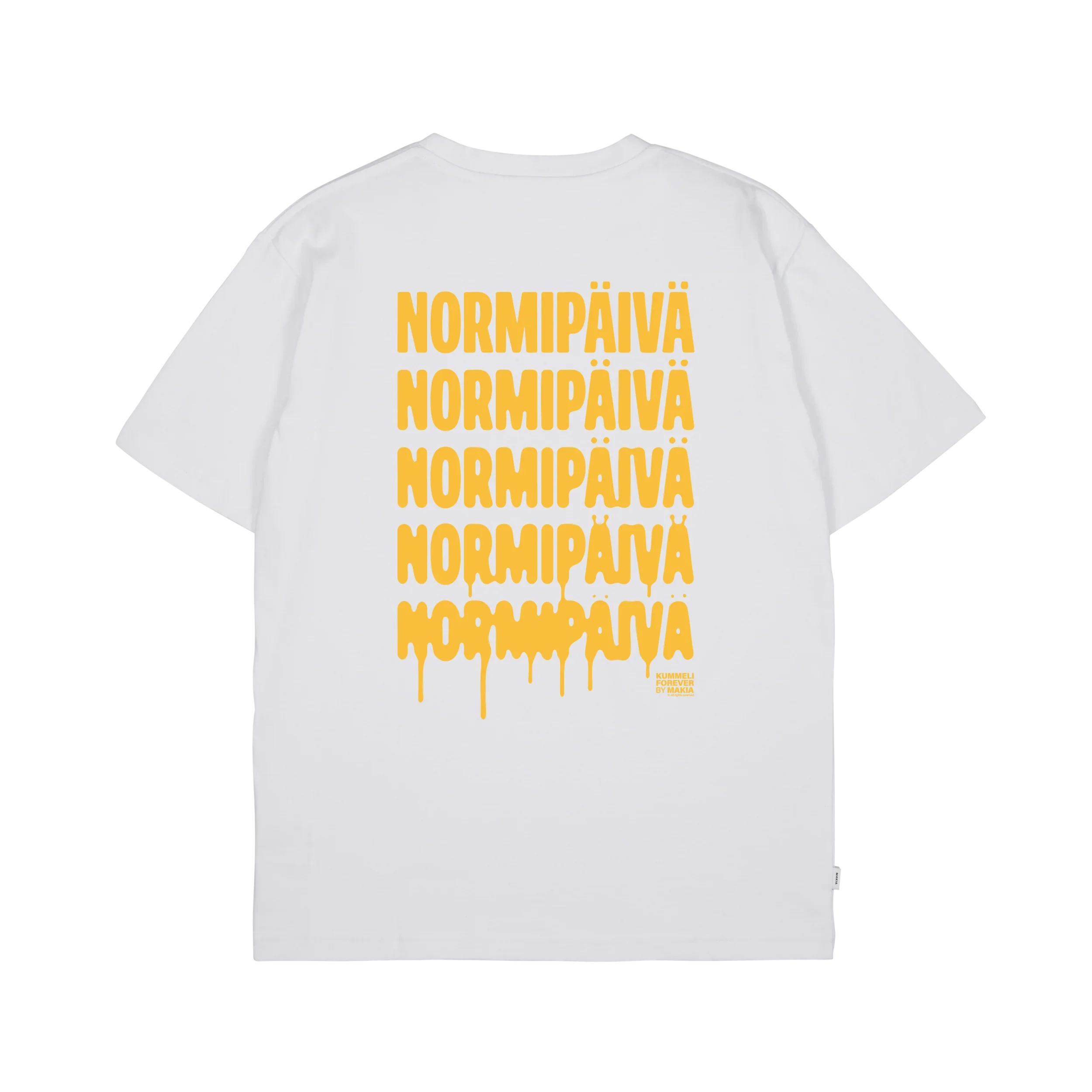 Makia t-paita Kummeli Huomenna T-shirt, valkoinen - Image 4