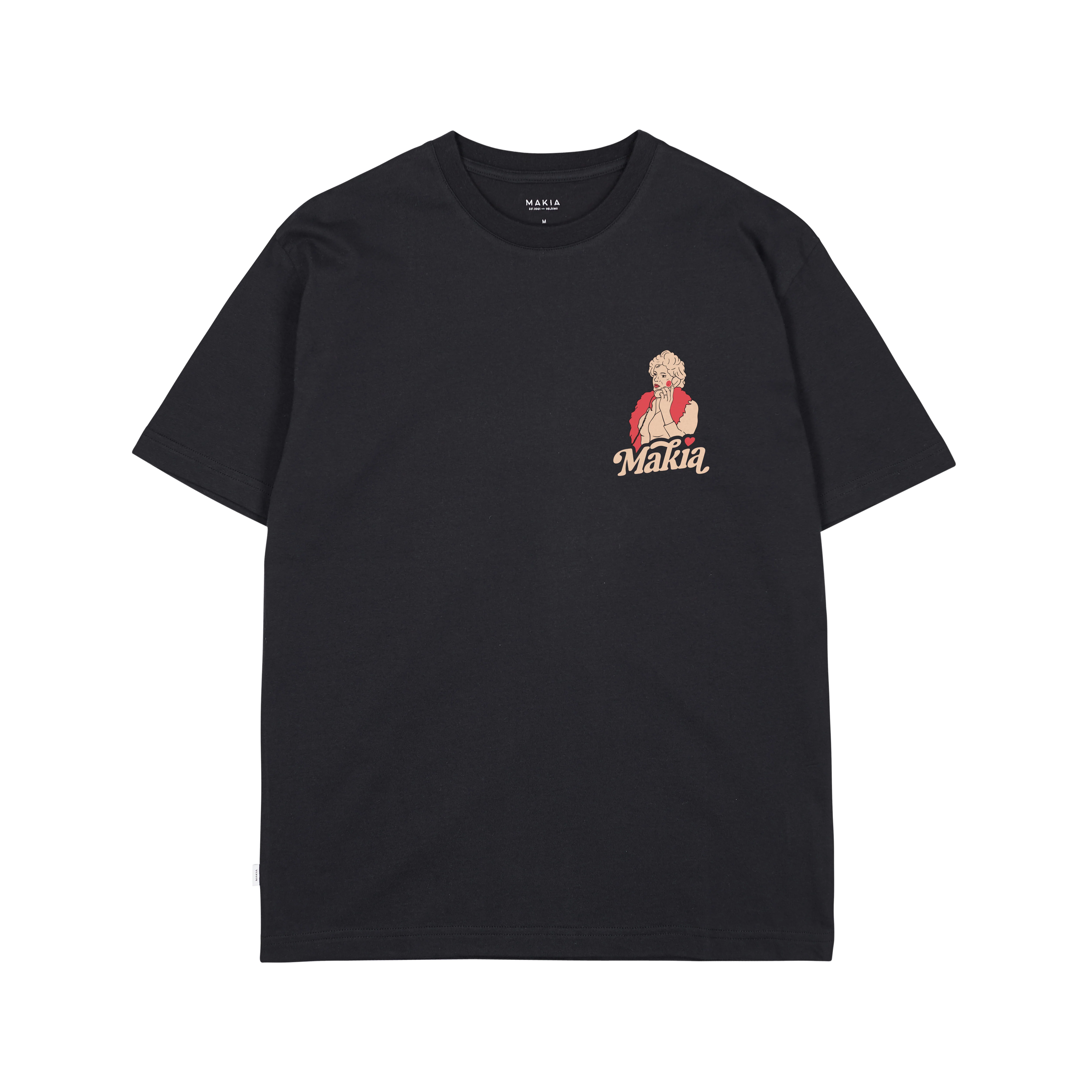 Makia Kummeli Seksipuhelin T-shirt, musta - Image 5