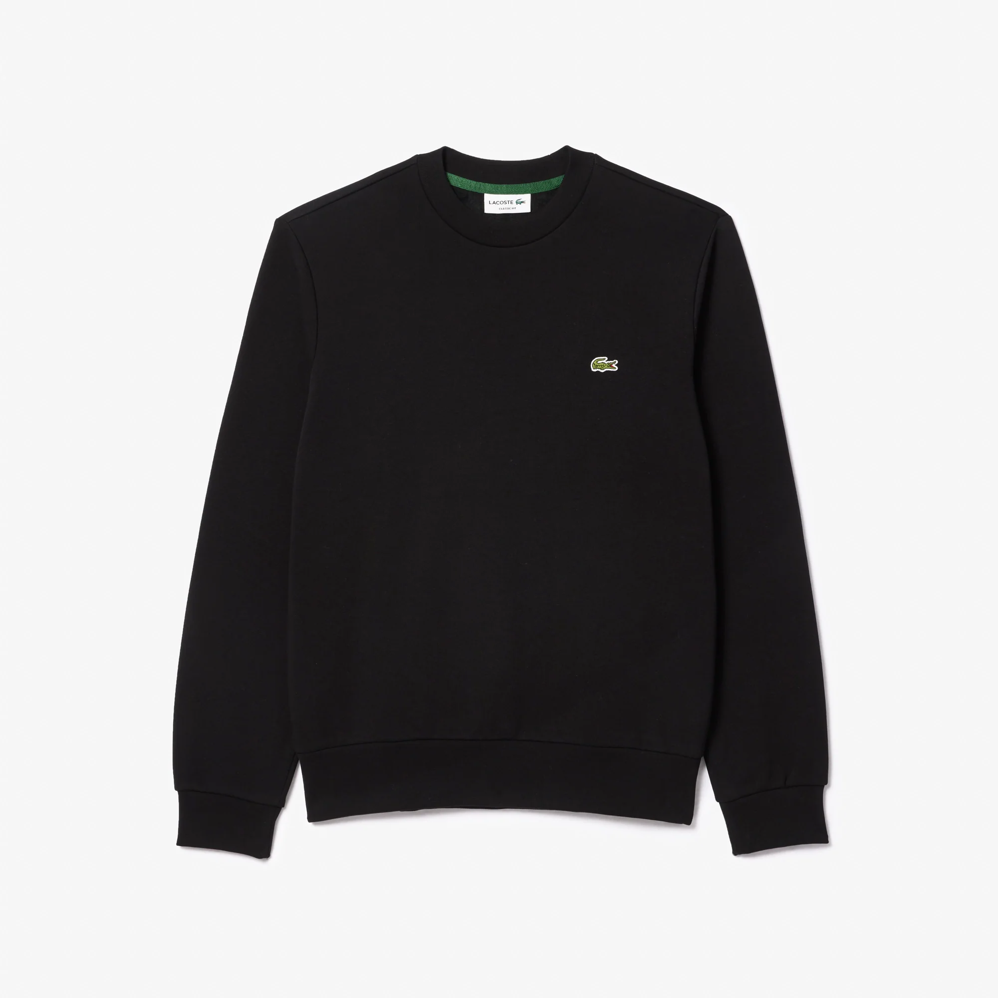 Lacoste Miesten Collegepaita, BRUSHED COTTON FLEEX JOGGER SWEATSHIRT Musta - Image 3