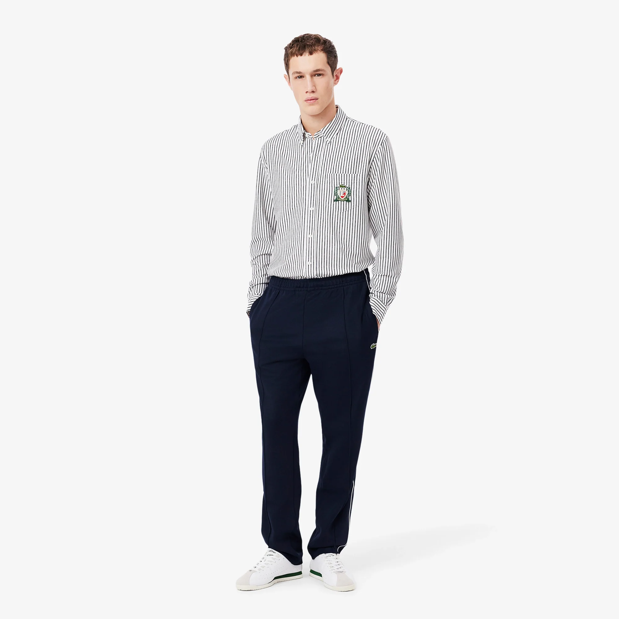 Lacoste miesten housut, PARIS PIQUE TRACK PANT Tummansininen