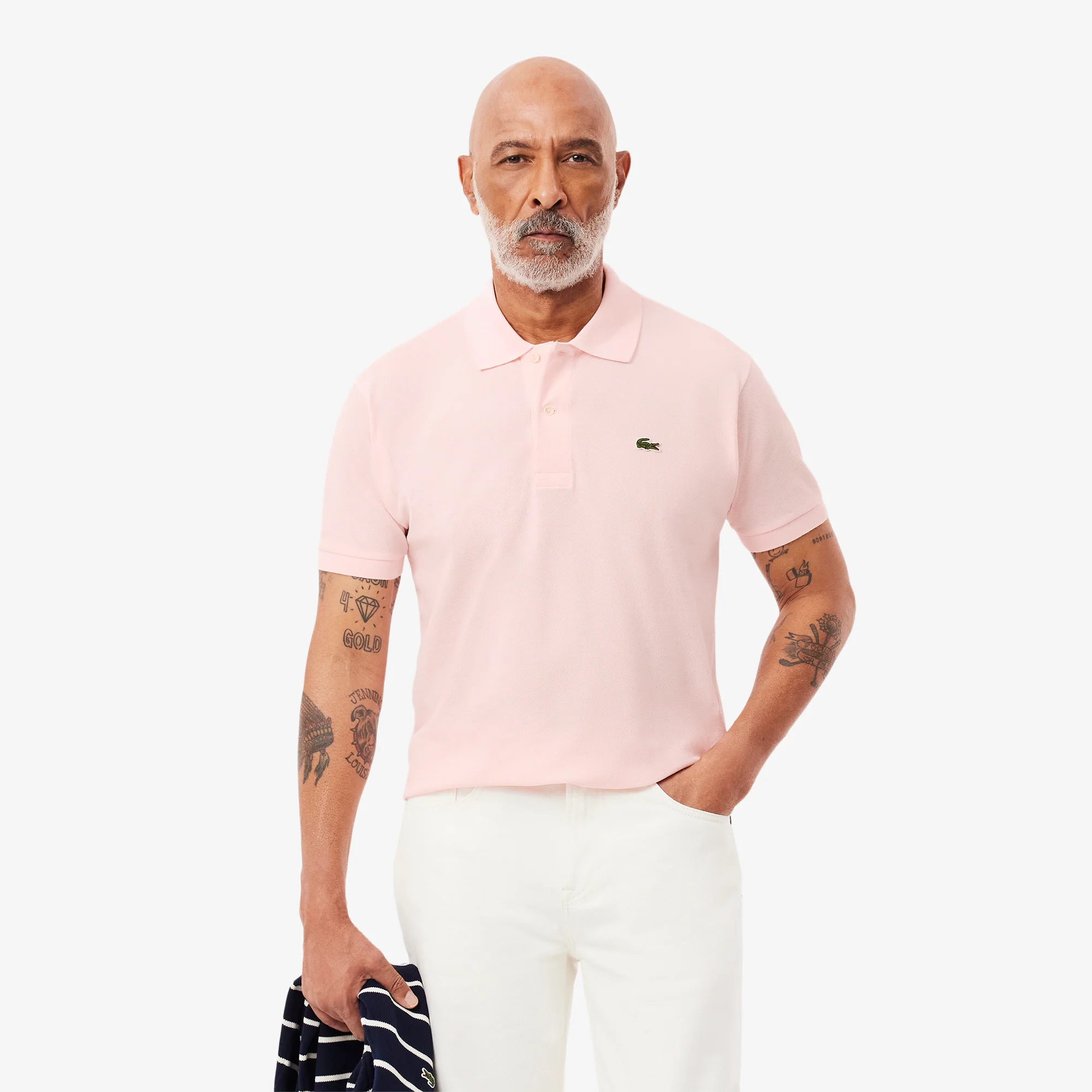 Lacoste Miesten Pikeepaita, ORIGINAL L1212 POLO NOS Vaaleanpunainen