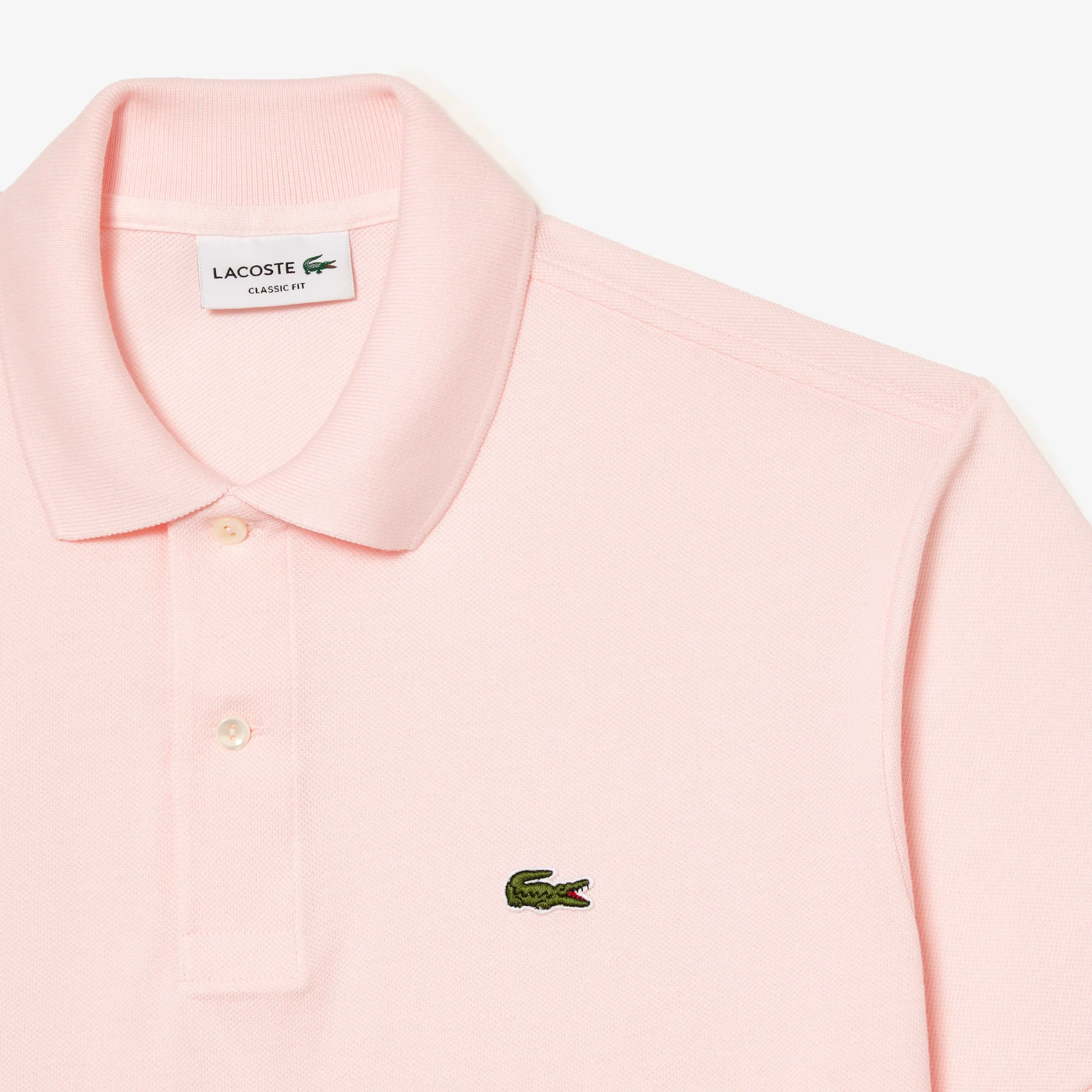 Lacoste Miesten Pikeepaita, ORIGINAL L1212 POLO NOS Vaaleanpunainen - Image 4