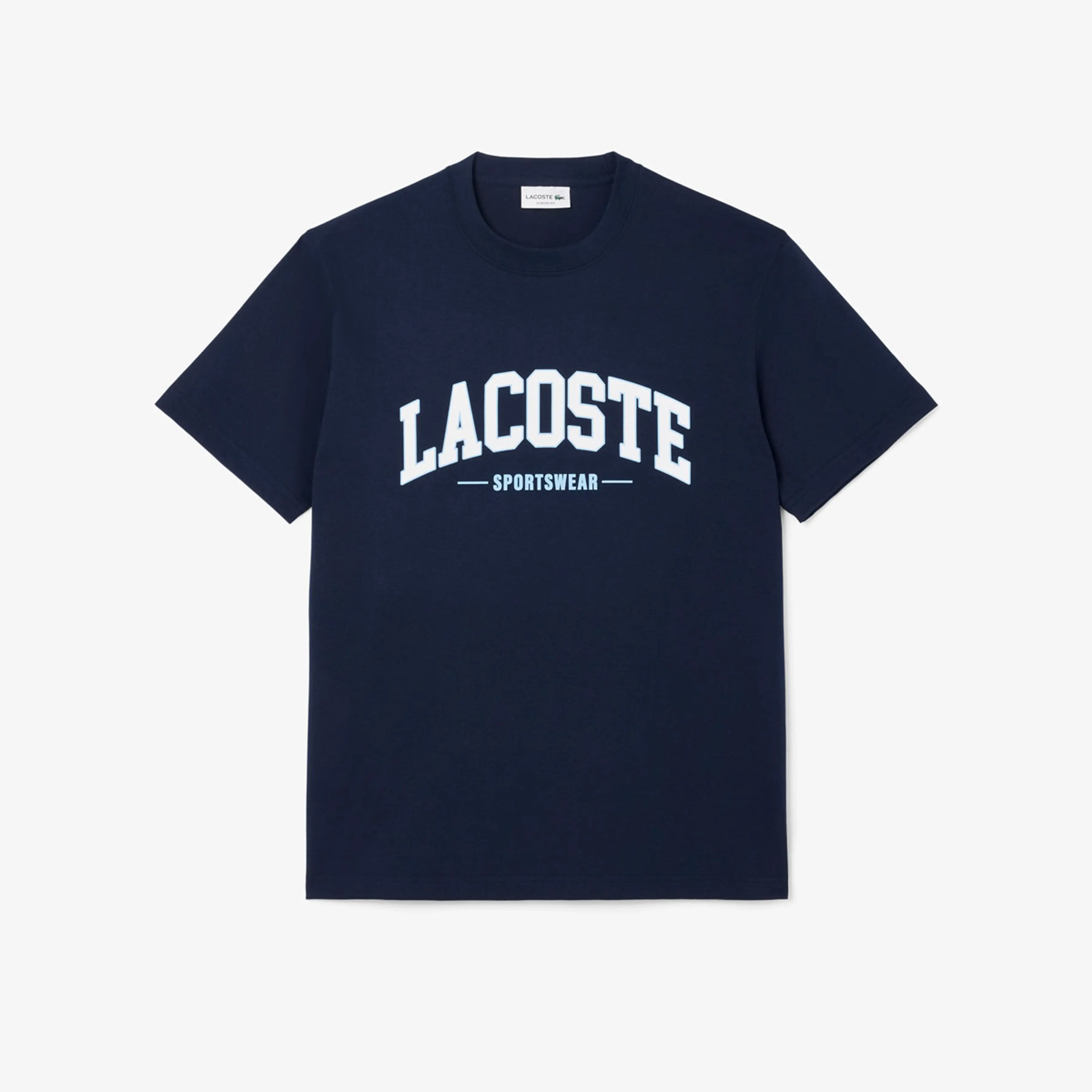 Lacoste miesten t-paita, LACOSTE BIG LOGO Tummansininen - Image 3