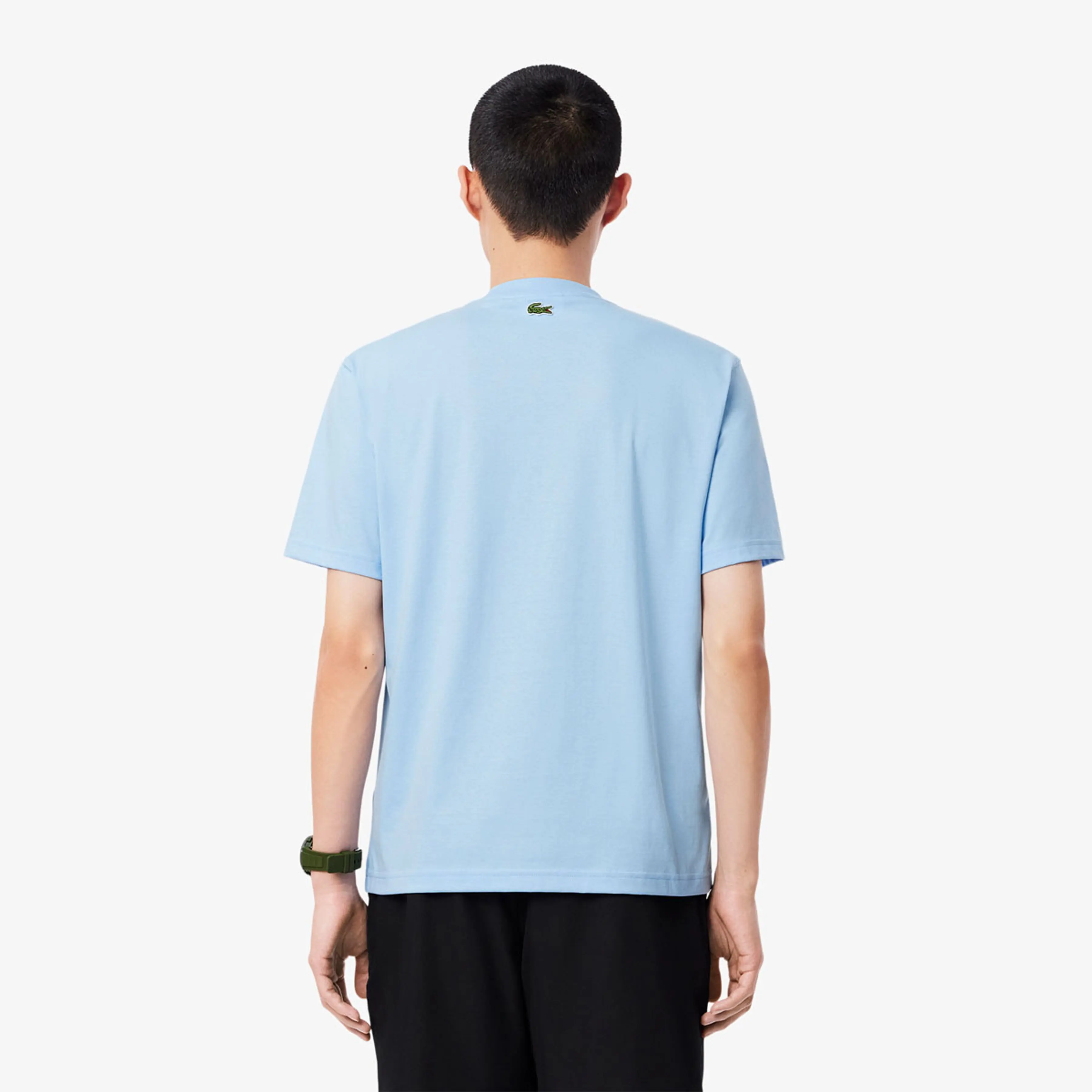Lacoste miesten t-paita, LACOSTE BIG LOGO Vaaleansininen - Image 2