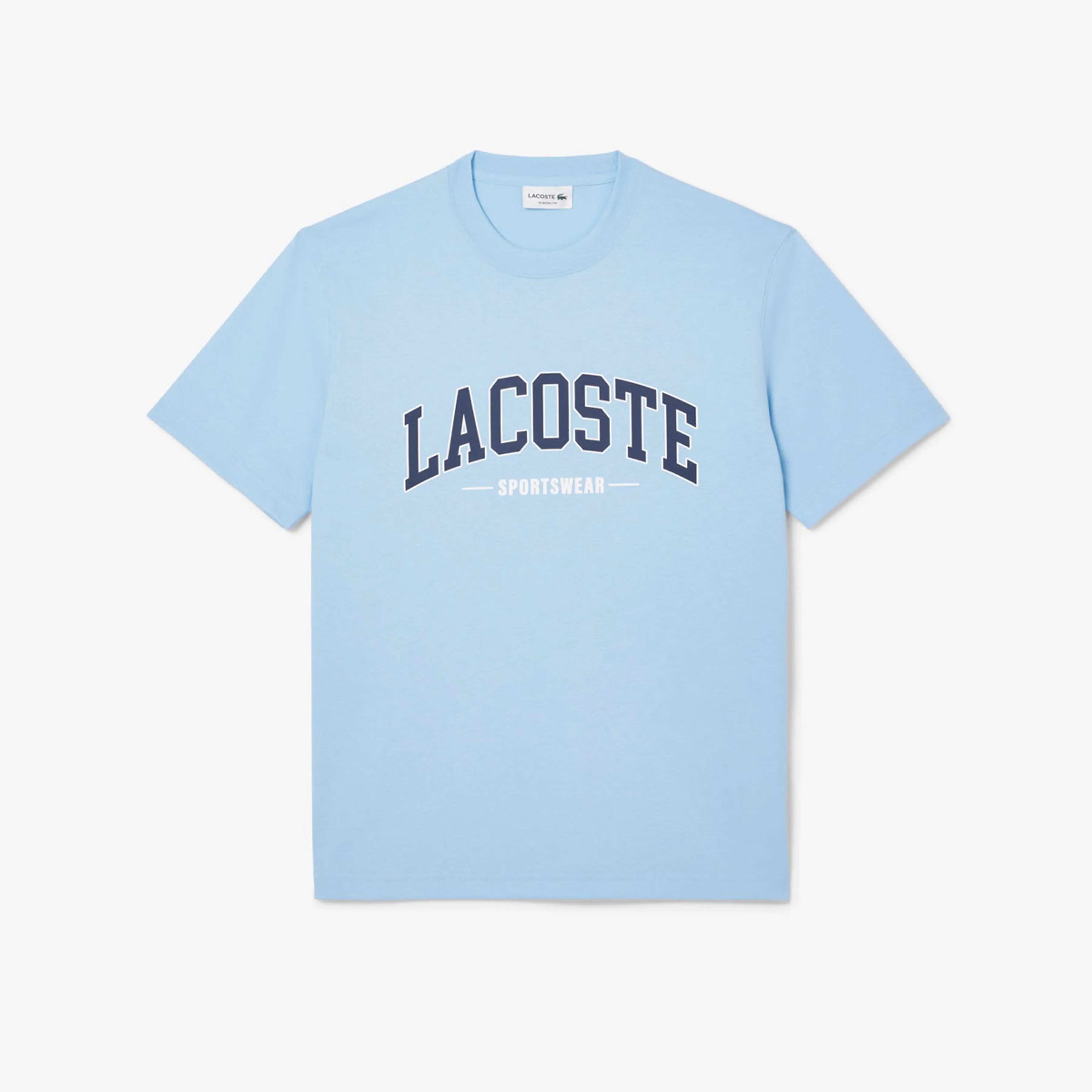 Lacoste miesten t-paita, LACOSTE BIG LOGO Vaaleansininen - Image 3