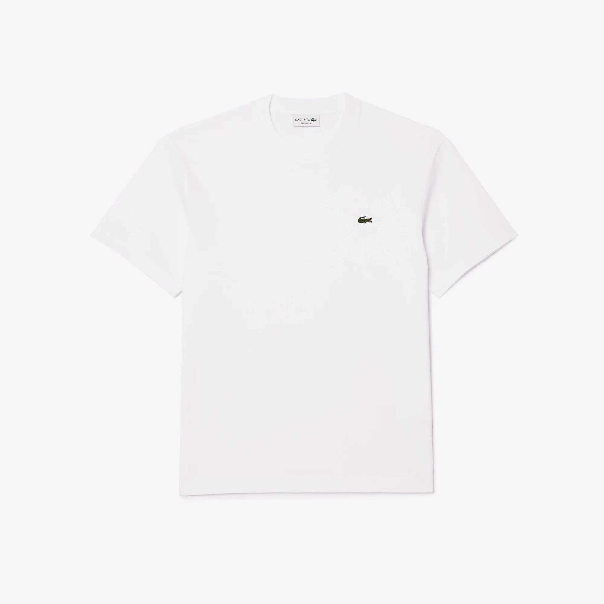Lacoste Miesten T-Paita, MID WEIGHT COTTON JERSEY T-SHIRT NOS Valkoinen - Image 3