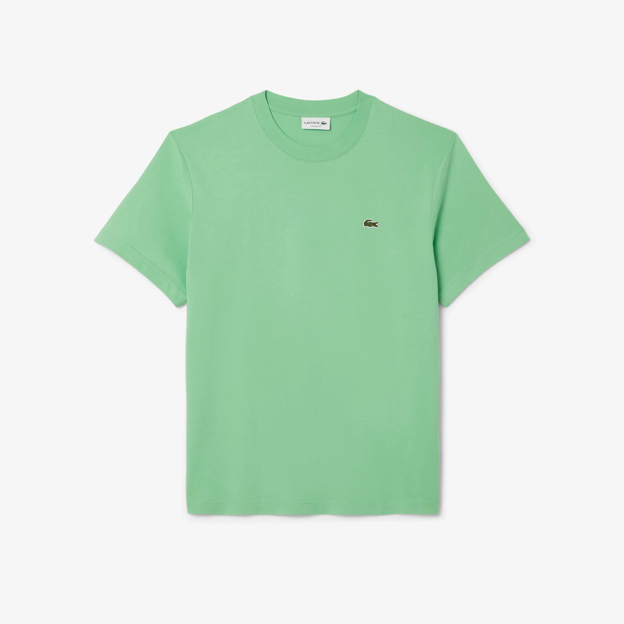 Lacoste miesten t-paita, MID WEIGHT COTTON JERSEY T-SHIRT Vihreä - Image 3