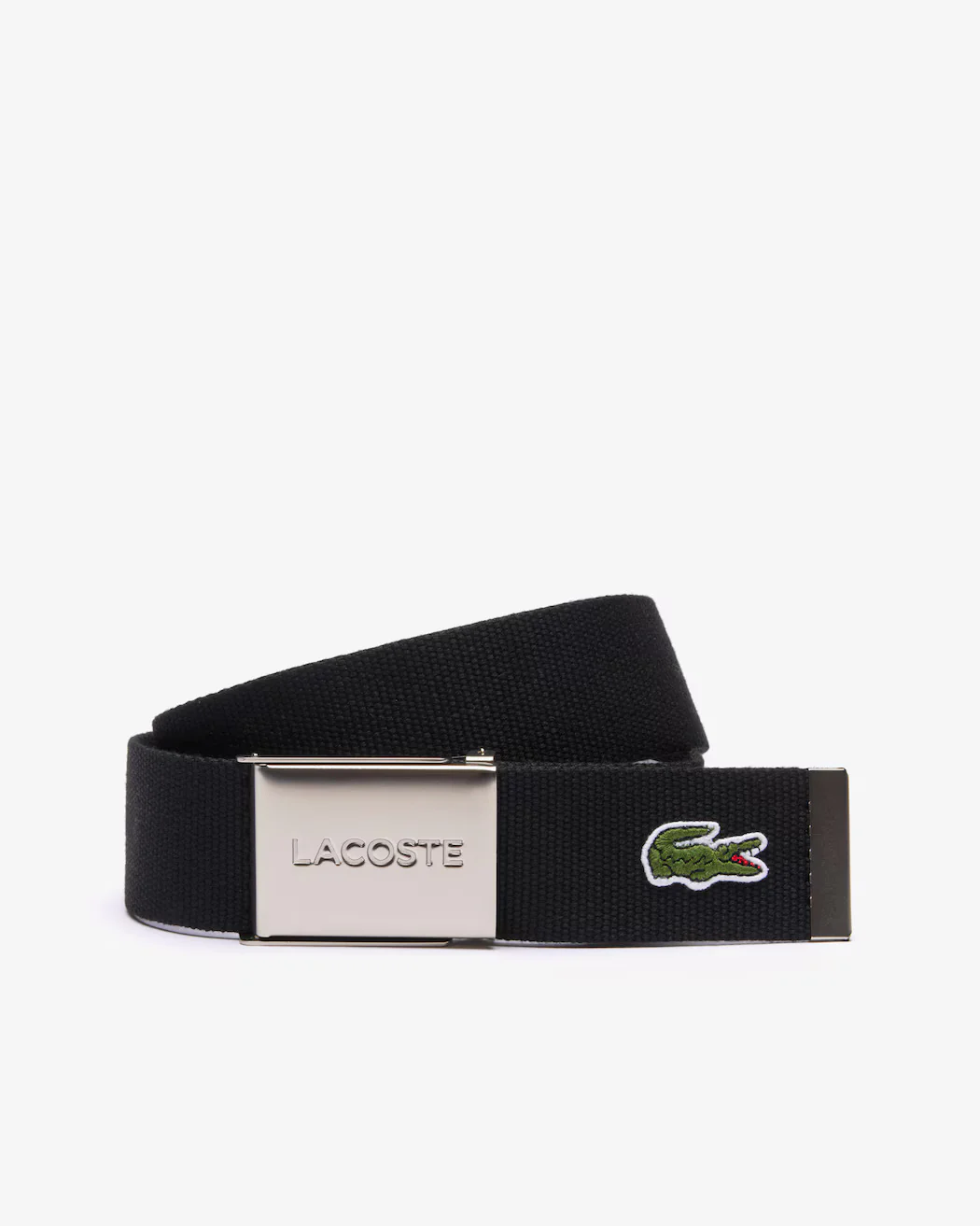 Lacoste miesten vyö, BELT WOVEN STRAP IN BOX Musta