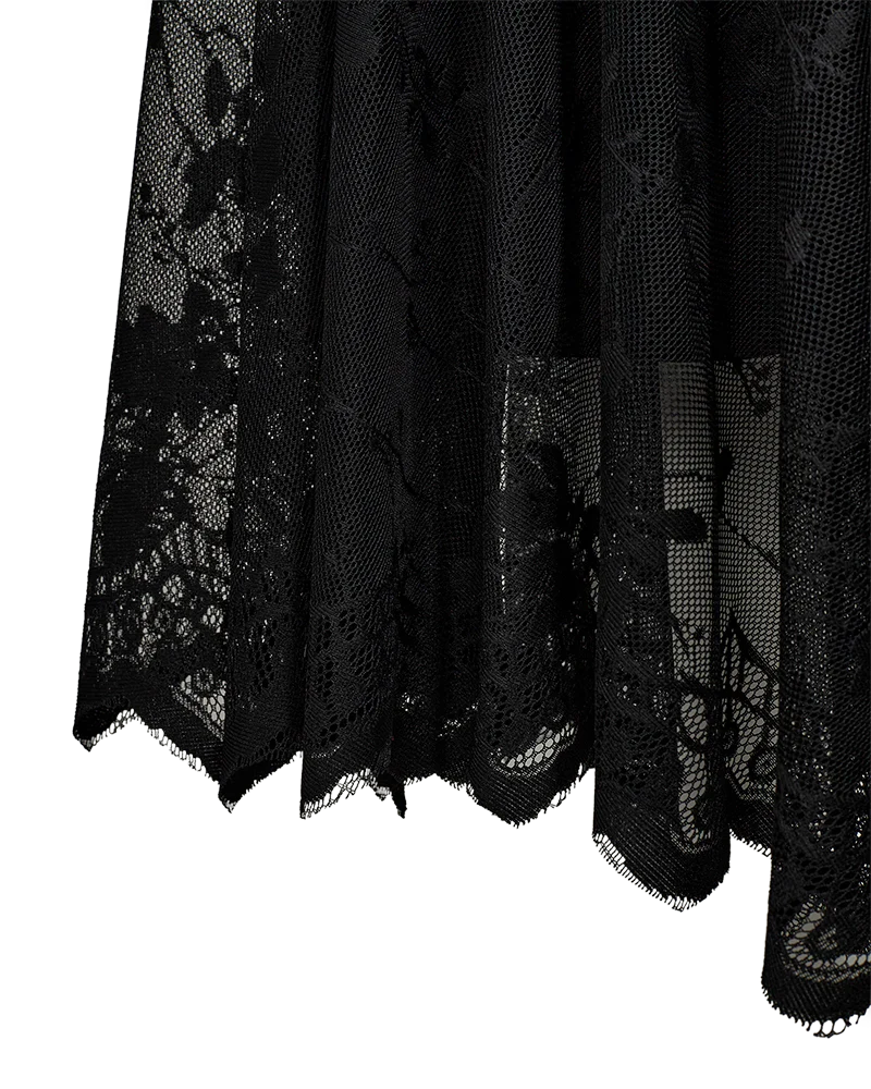 Freequent naisten hame LALLY SKIRT, musta - Image 3