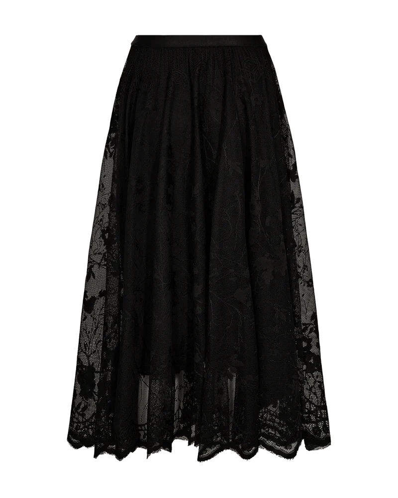 Freequent naisten hame LALLY SKIRT, musta - Image 4