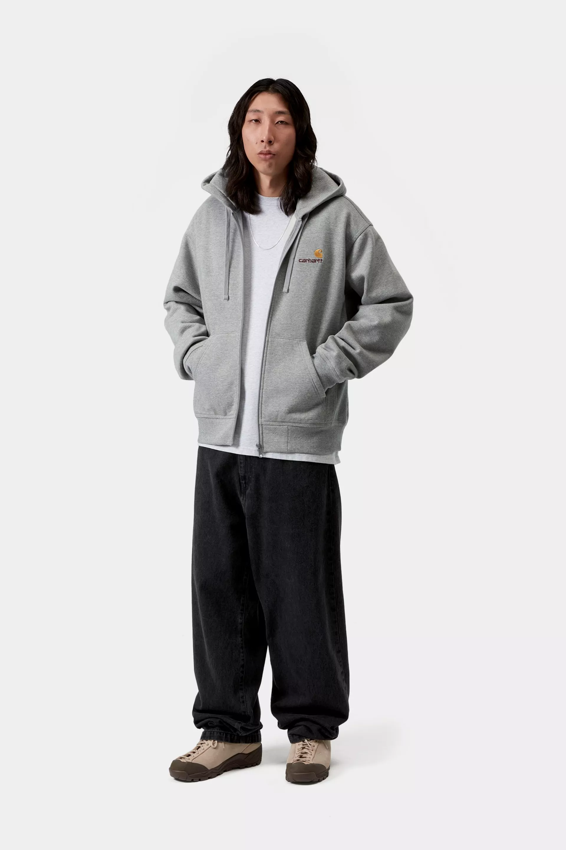 Carhartt miesten farkut Landon Jeans 'Robertson' Denim, hiilenmusta - Image 4
