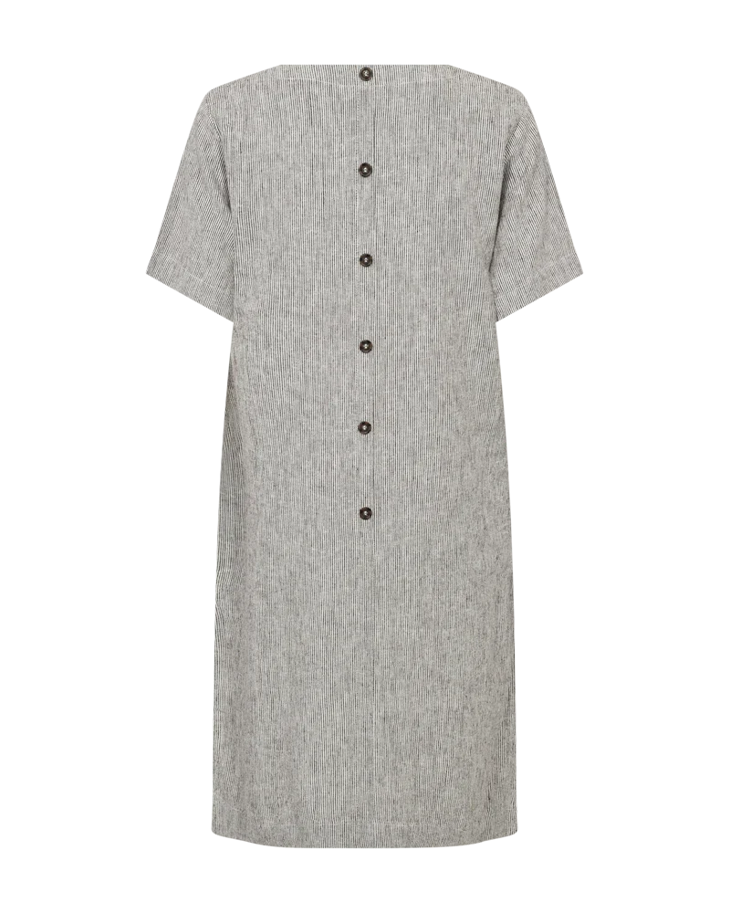 Freequent mekko Lava Dress, raidallinen ruskea - Image 2