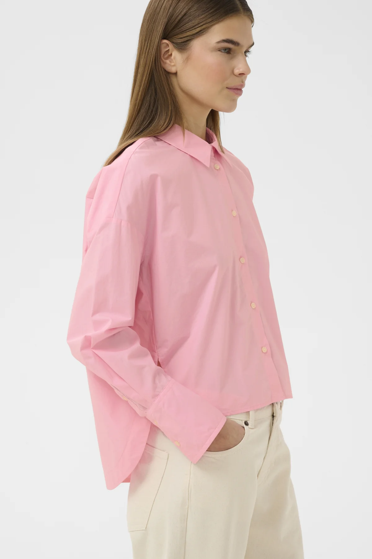 Inwear naisten paitapusero LeloIW Neola Shirt, Candy Pink - Image 3