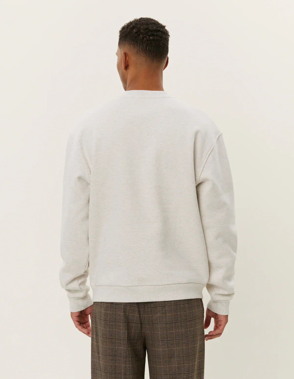 LES DEUX college, CREW SWEATSHIRT Vaaleanharmaa - Image 3