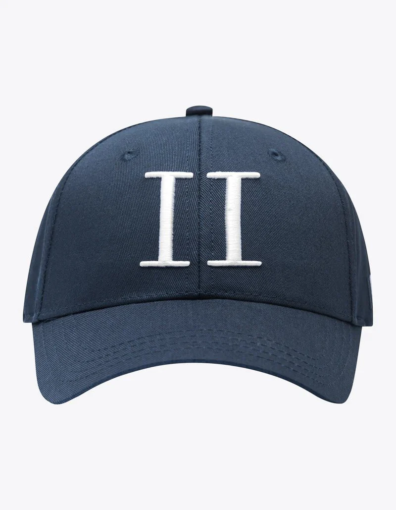 LES DEUX Lippis ENCORE ORGANIC BASEBALL CAP NOS Tummansininen