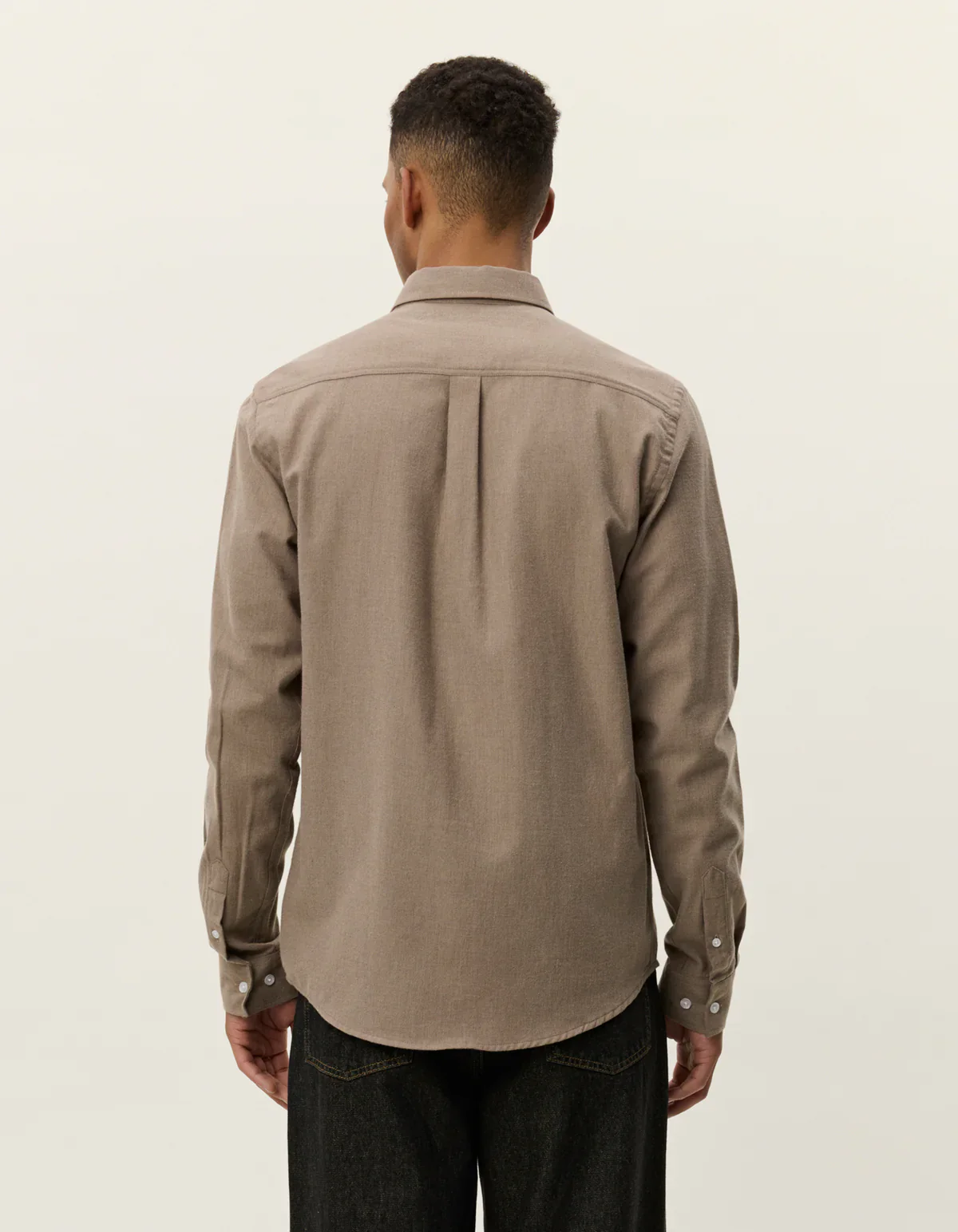 Les Deux miesten kauluspaita, DESERT REG SHIRT Harmaanruskea - Image 3