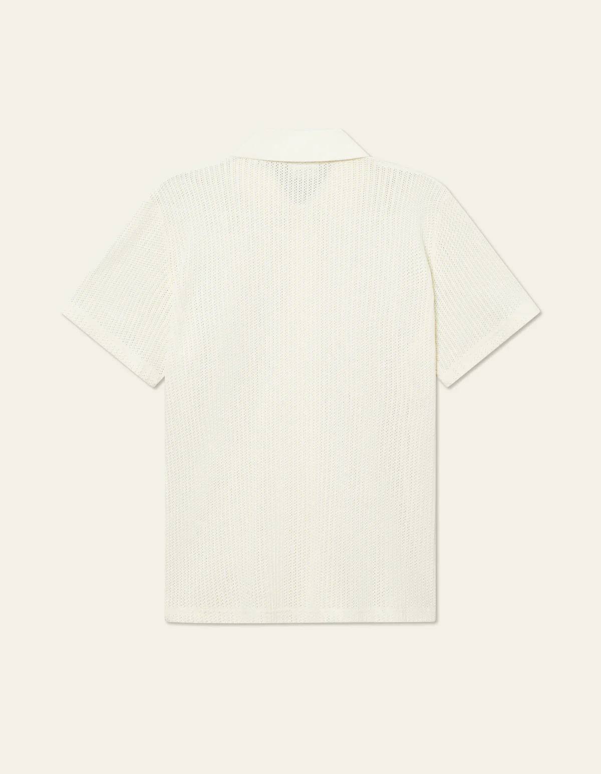 Les Deux miesten lyhythihainen kauluspaita, AXEL SS SHIRT Luonnonvalkoinen - Image 2