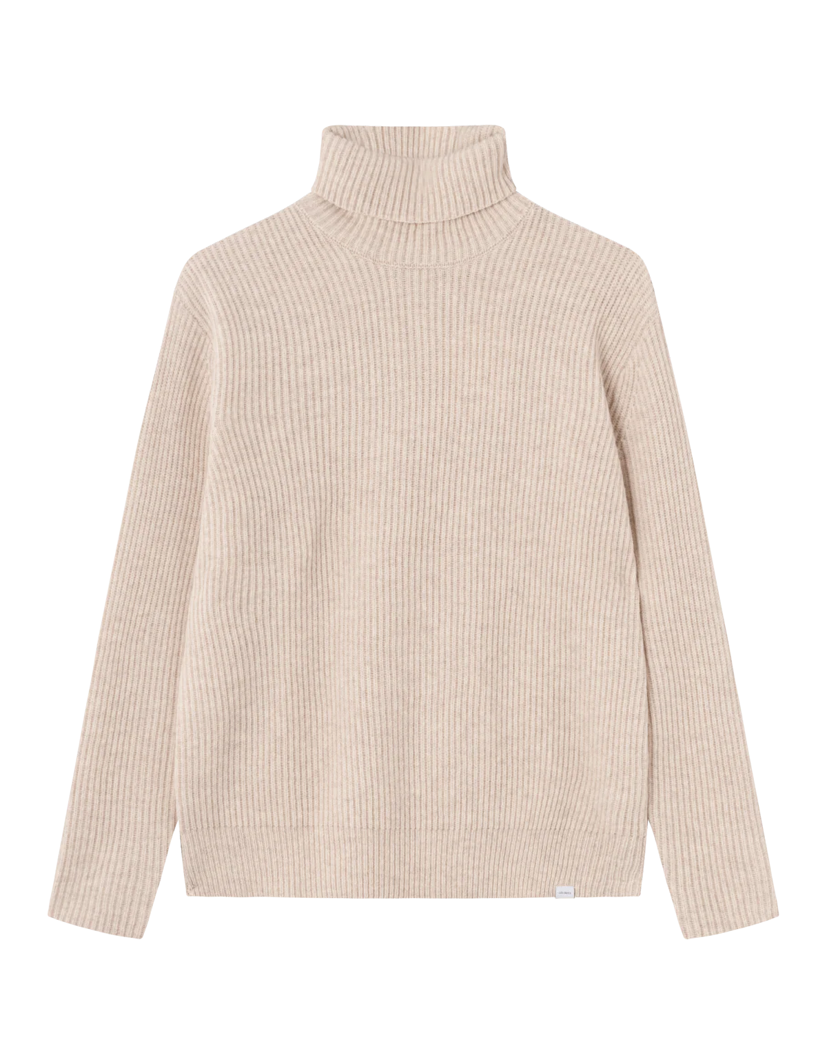 Les Deux miesten neule, EDDIE WOOL RIB ROLL NECK Luonnonvalkoinen - Image 4