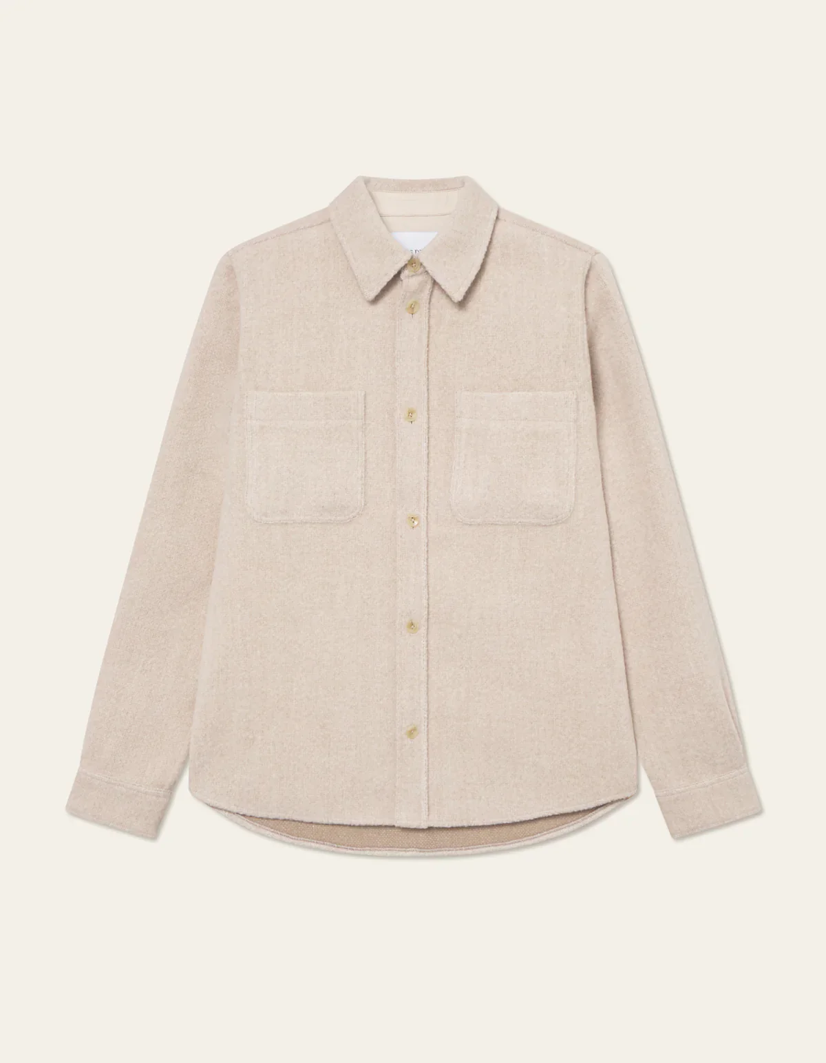 Les Deux miesten paitatakki, LENNON BOUCLE OVERSHIRT Luonnonvalkoinen - Image 2
