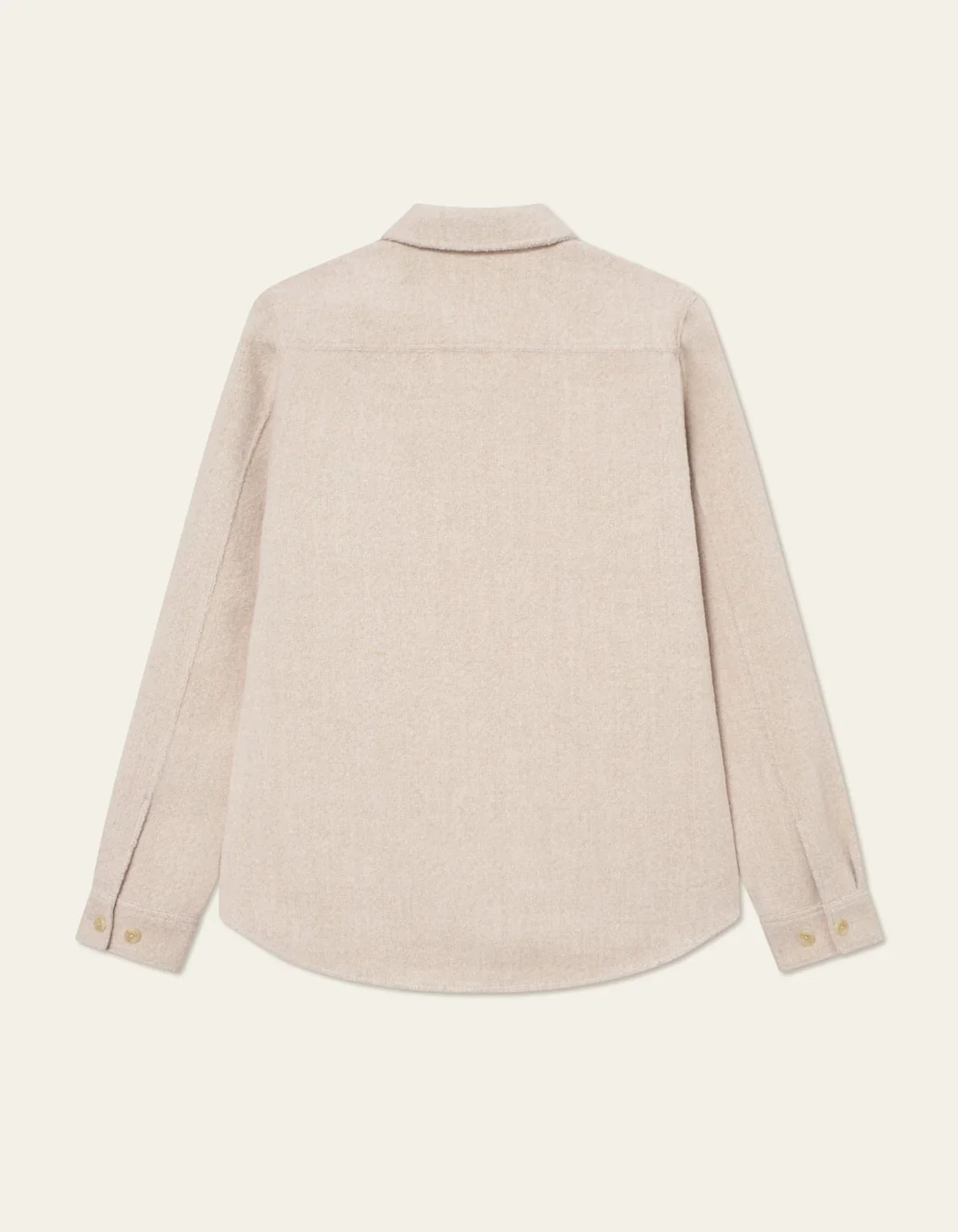 Les Deux miesten paitatakki, LENNON BOUCLE OVERSHIRT Luonnonvalkoinen - Image 3