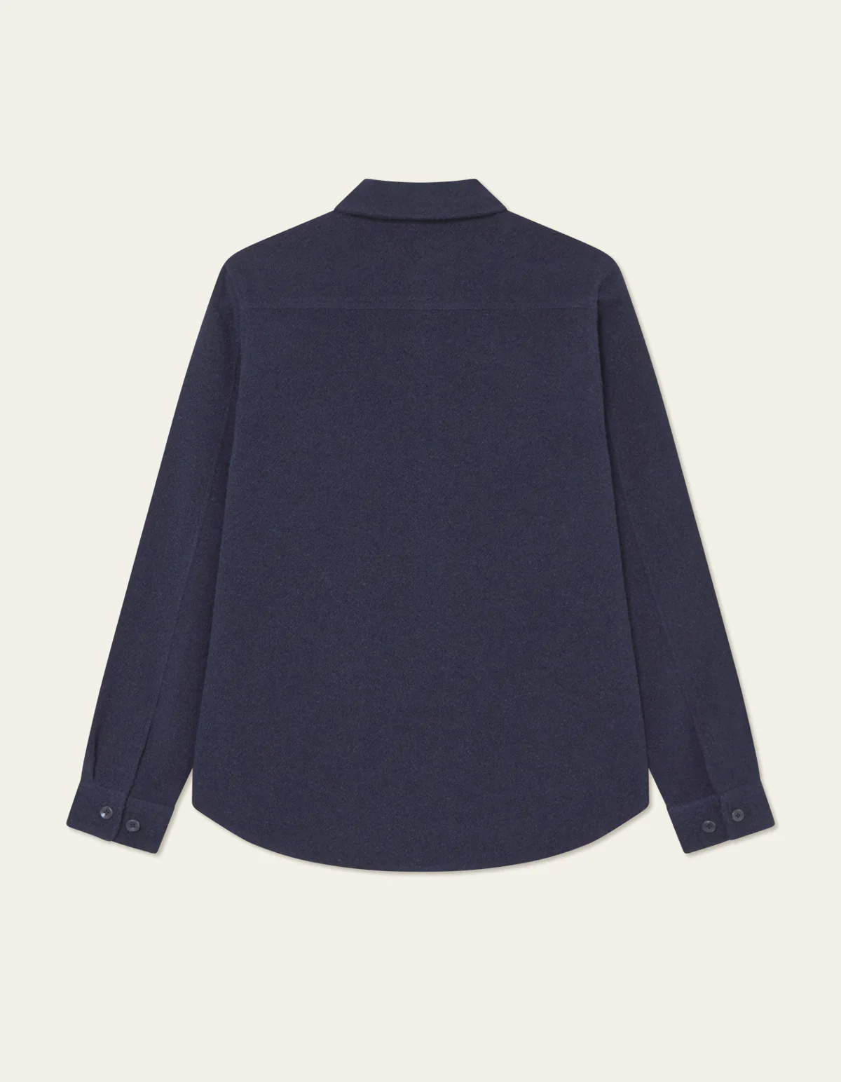 Les Deux miesten paitatakki, LENNON BOUCLE OVERSHIRT Tummansininen - Image 3