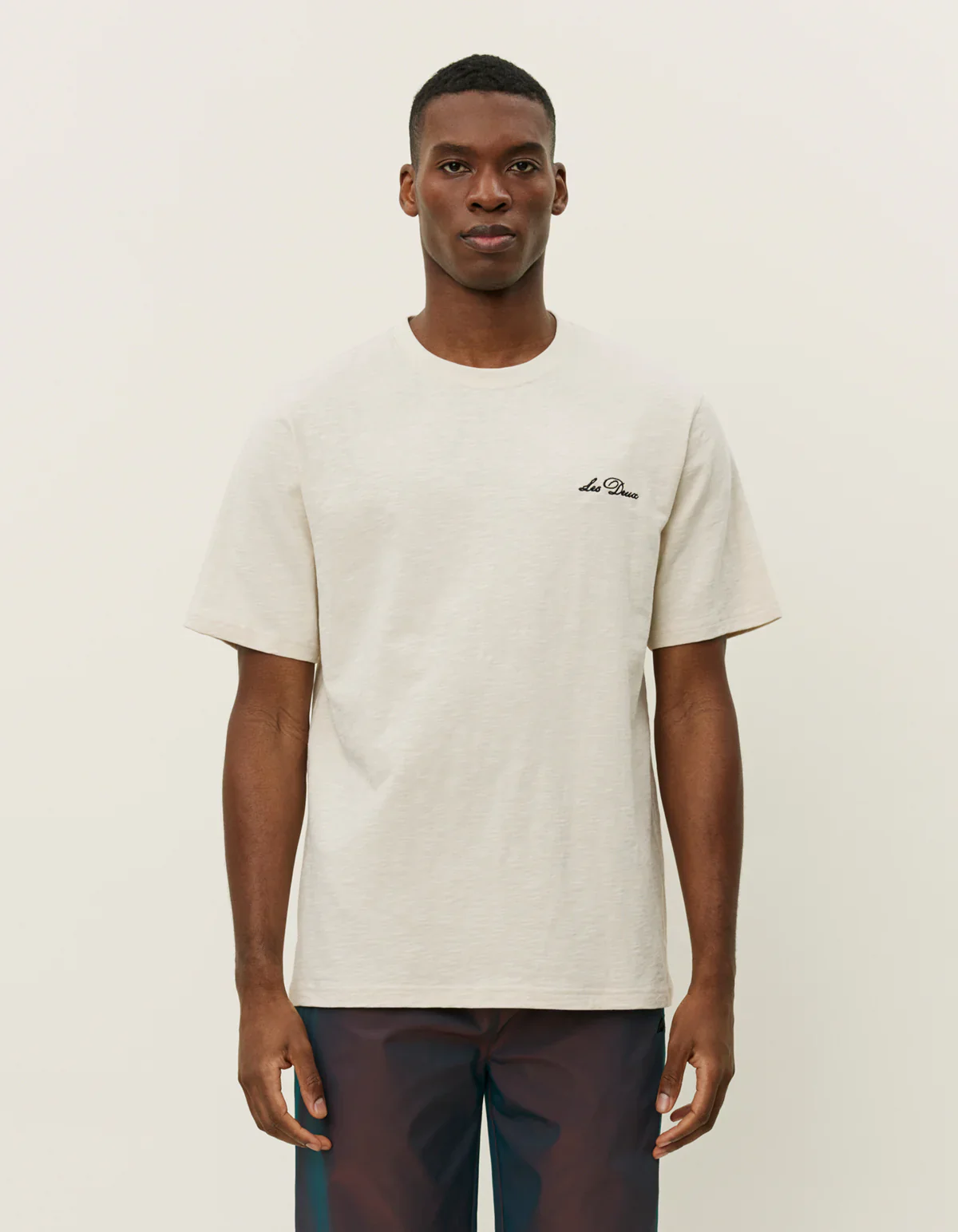 Les Deux miesten t-paita, DIAZ T-SHIRT Luonnonvalkoinen