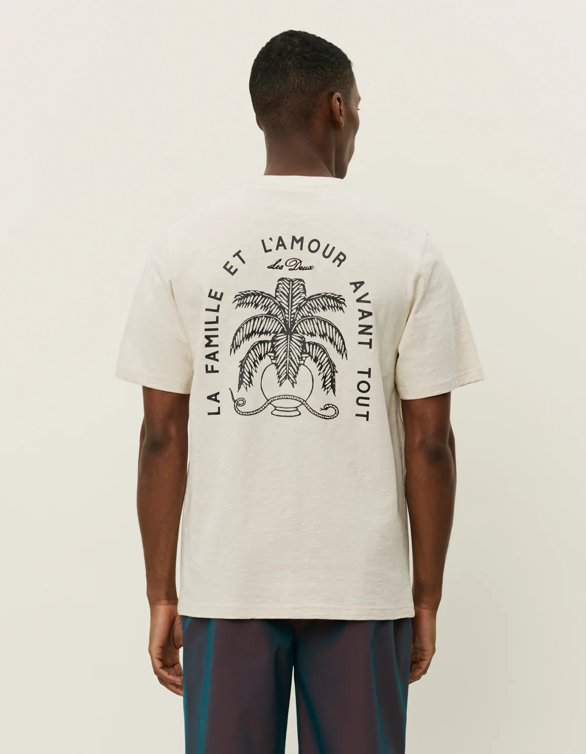 Les Deux miesten t-paita, DIAZ T-SHIRT Luonnonvalkoinen - Image 3
