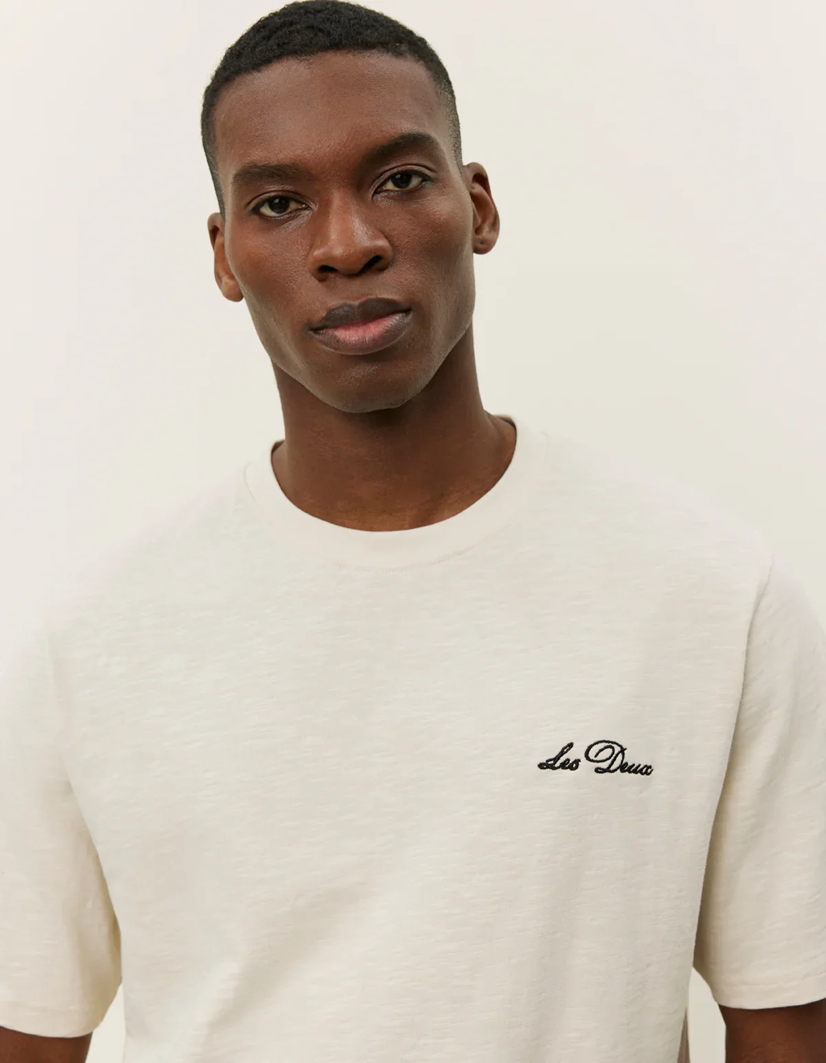 Les Deux miesten t-paita, DIAZ T-SHIRT Luonnonvalkoinen - Image 4