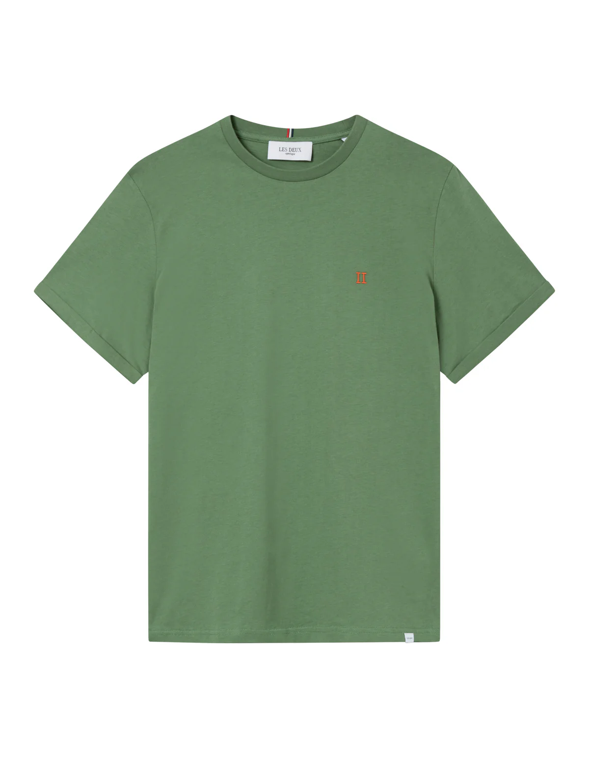LES DEUX MIESTEN T-PAITA NORREGAARD T-SHIRT Vihreä
