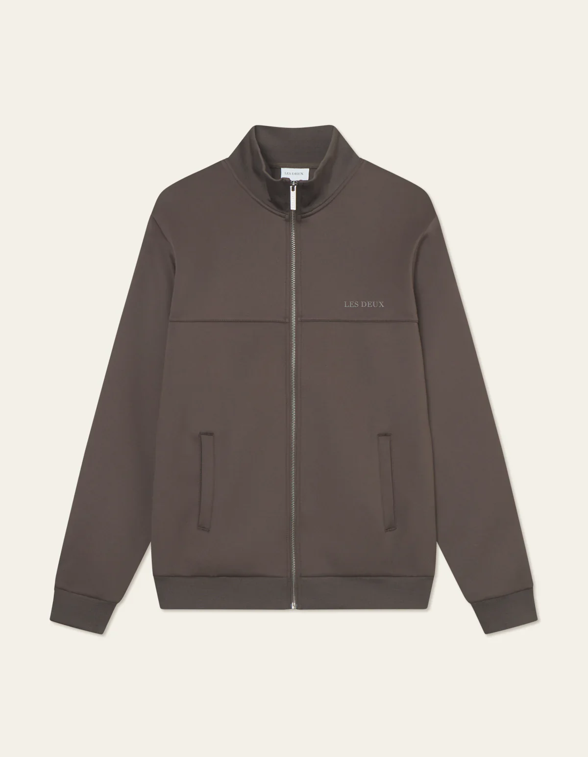 Les Deux miesten takki, BALLIER TRACK JACKET - SEASONAL Keskiruskea - Image 2