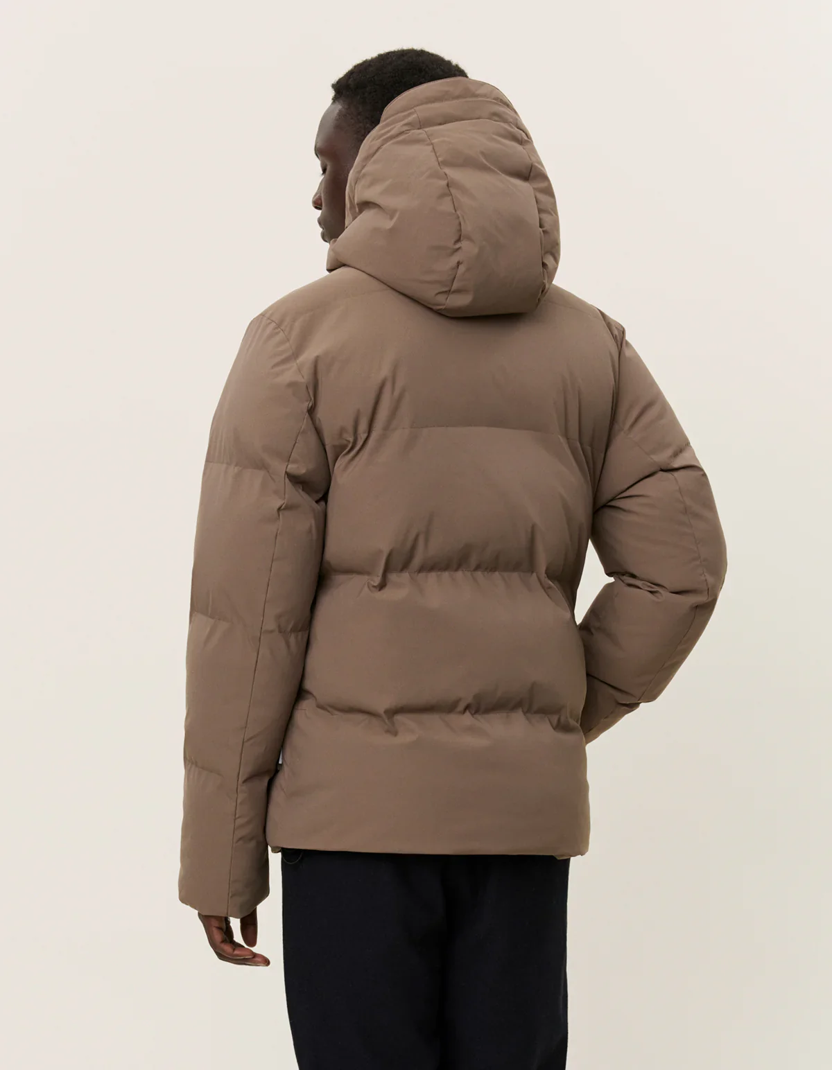 Les Deux Miesten Talvitakki, MONTREAL PUFFER JACKET Keskiruskea - Image 3