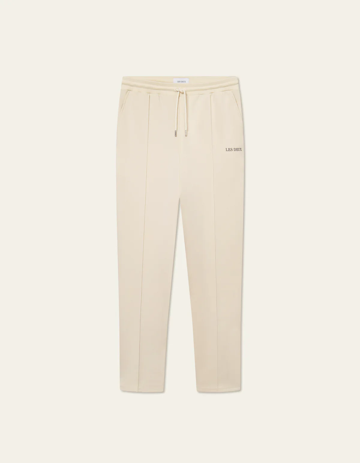 LES DEUX verryttelyhousut, BALLIER TRACK PANTS Luonnonvalkoinen