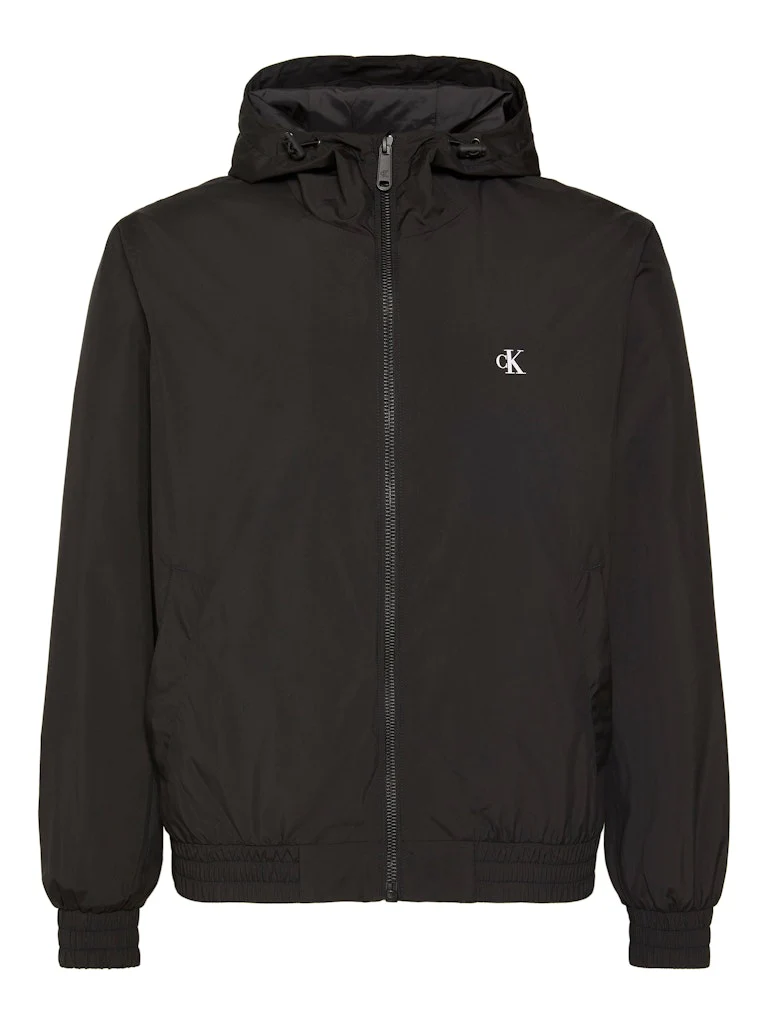 Calvin Klein Jeans miesten takki LS Hooded Nylon Harrington, musta - Image 5