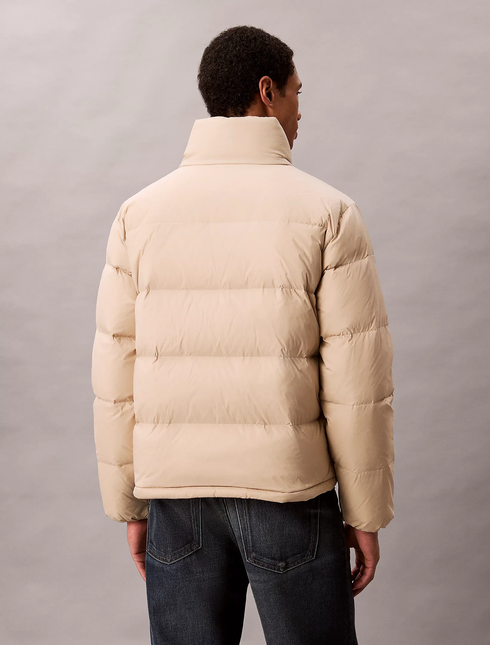 Calvin Klein Menswear miesten takki LS MDWT NYLON CHNNL DOWN PUFFER, valkoinen - Image 2