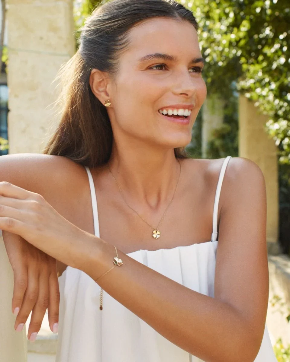 Edblad rannekoru Lucky Bracelet Gold, Gold pleated - Image 3