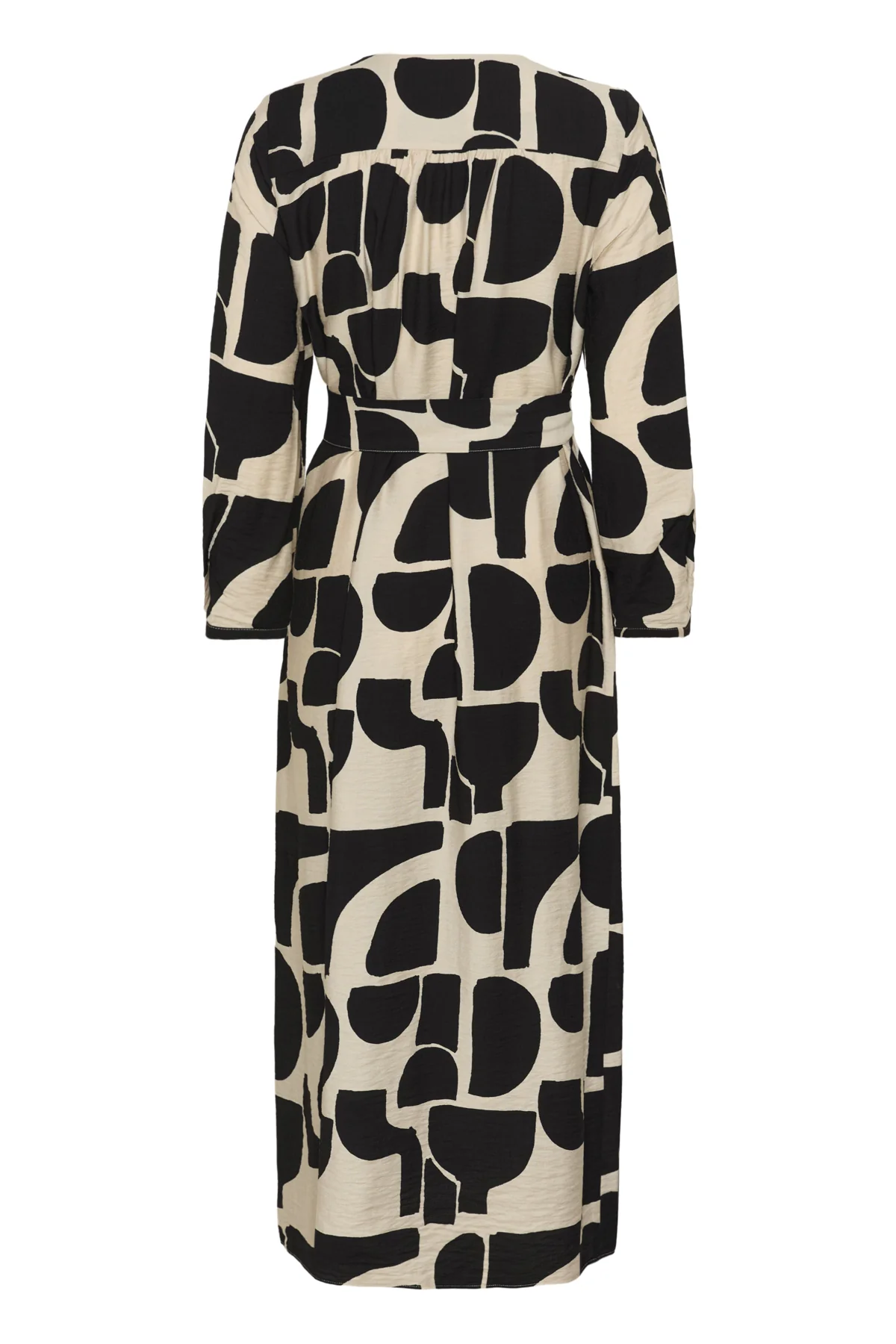 Inwear mekko LYNNIW Belted Dress, musta kuosillinen - Image 4