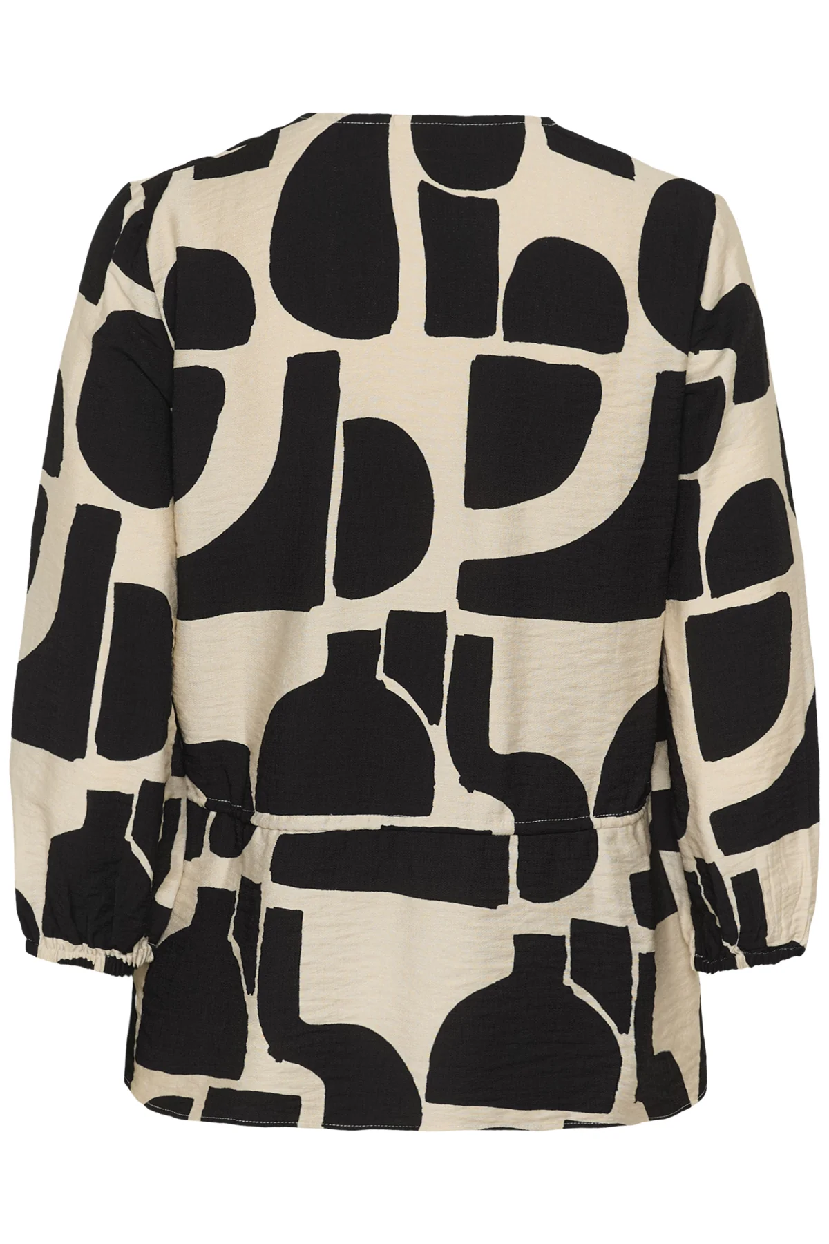 Inwear naisten pusero LYNNIW V-Neck, musta kuosillinen - Image 4