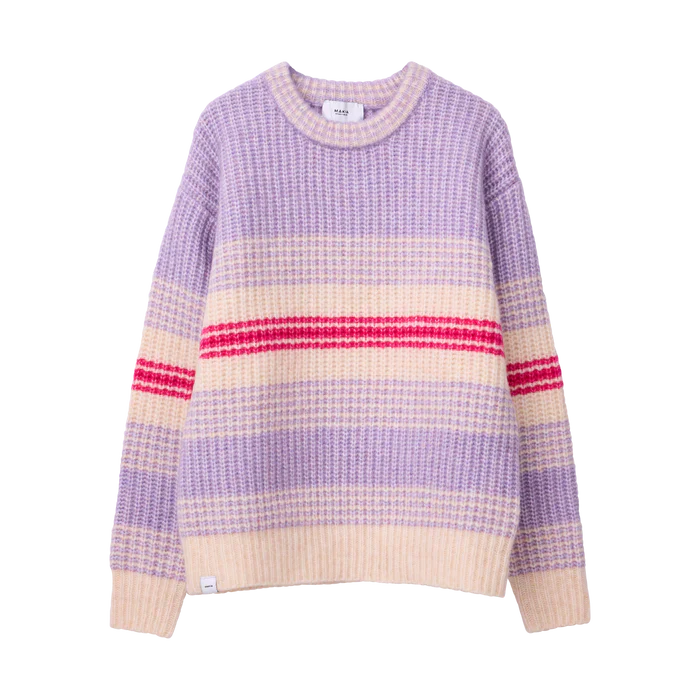 Makia naisten neulepusero MABEL KNIT, monivärinen raita - Image 5