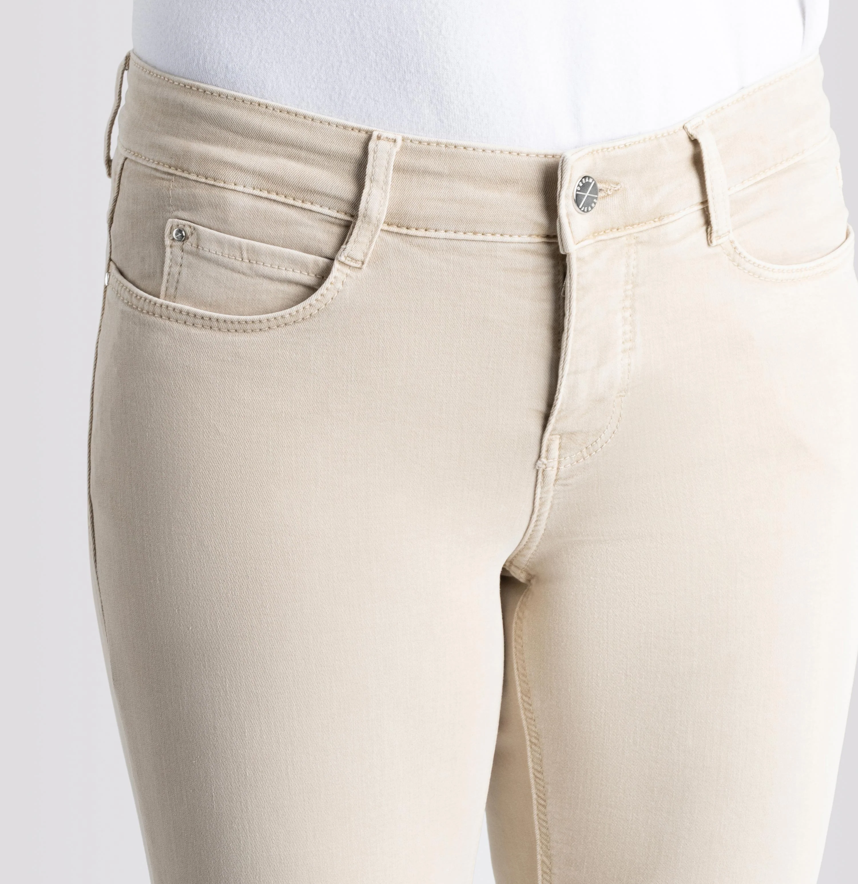 Mac Naisten Farkut Dream 214W Vaalea Beige - Image 4