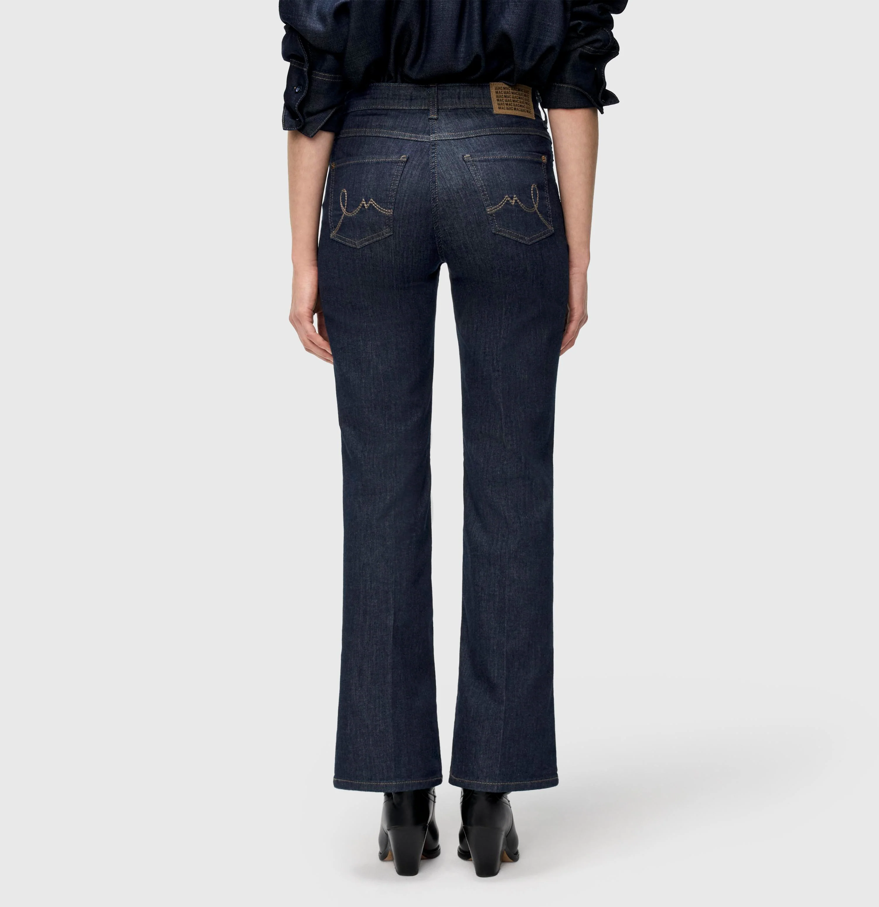 Mac naisten farkut, LAURA STRETCH DENIM Indigo - Image 2