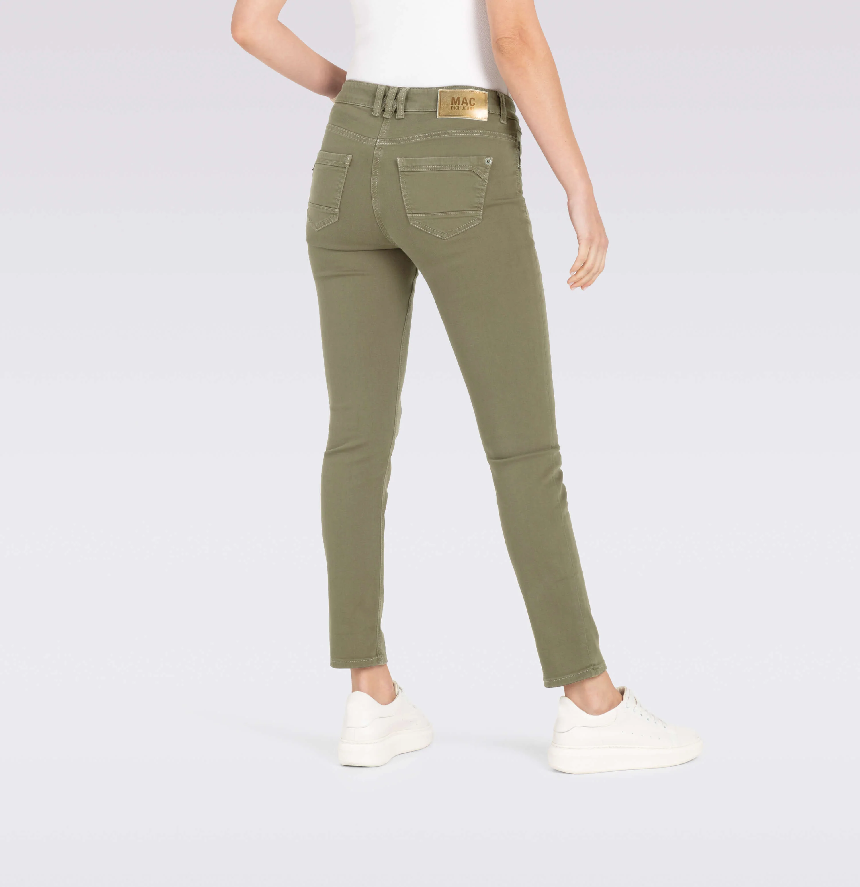 Mac naisten farkut, RICH SLIM Khaki - Image 2