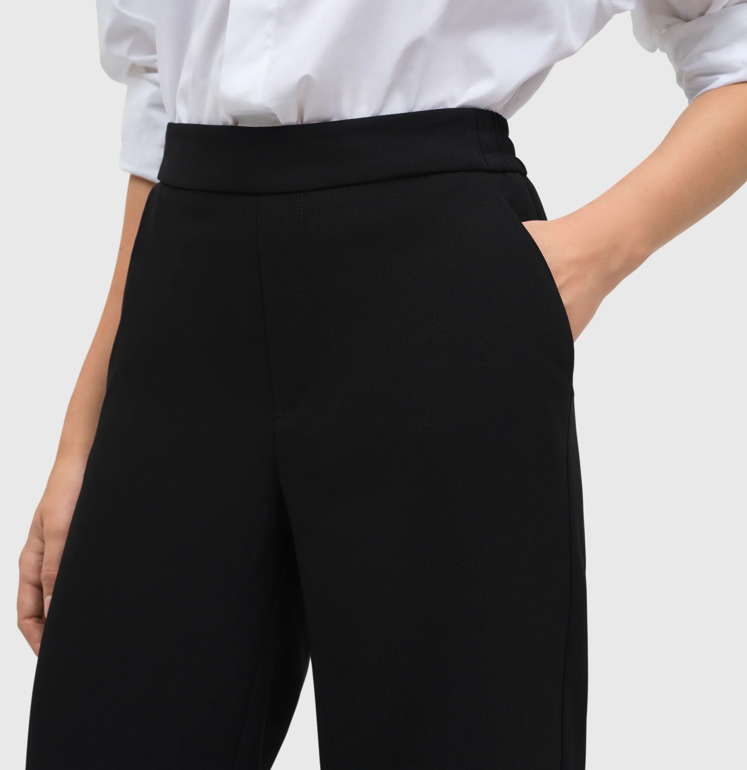 Mac naisten housut Chiara Culotte Musta - Image 4