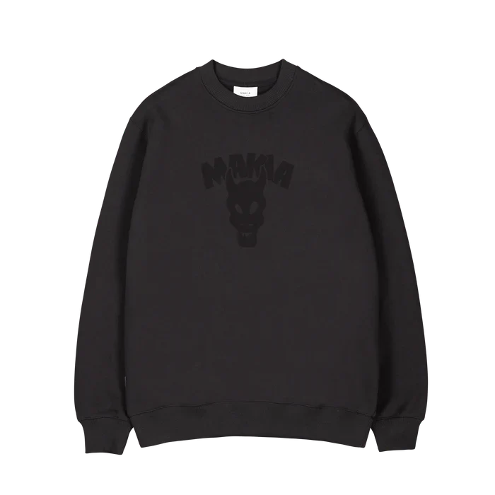 Makia miesten collegepaita, TUOMIOPÄIVÄ SWETSHIRT Musta - Image 2