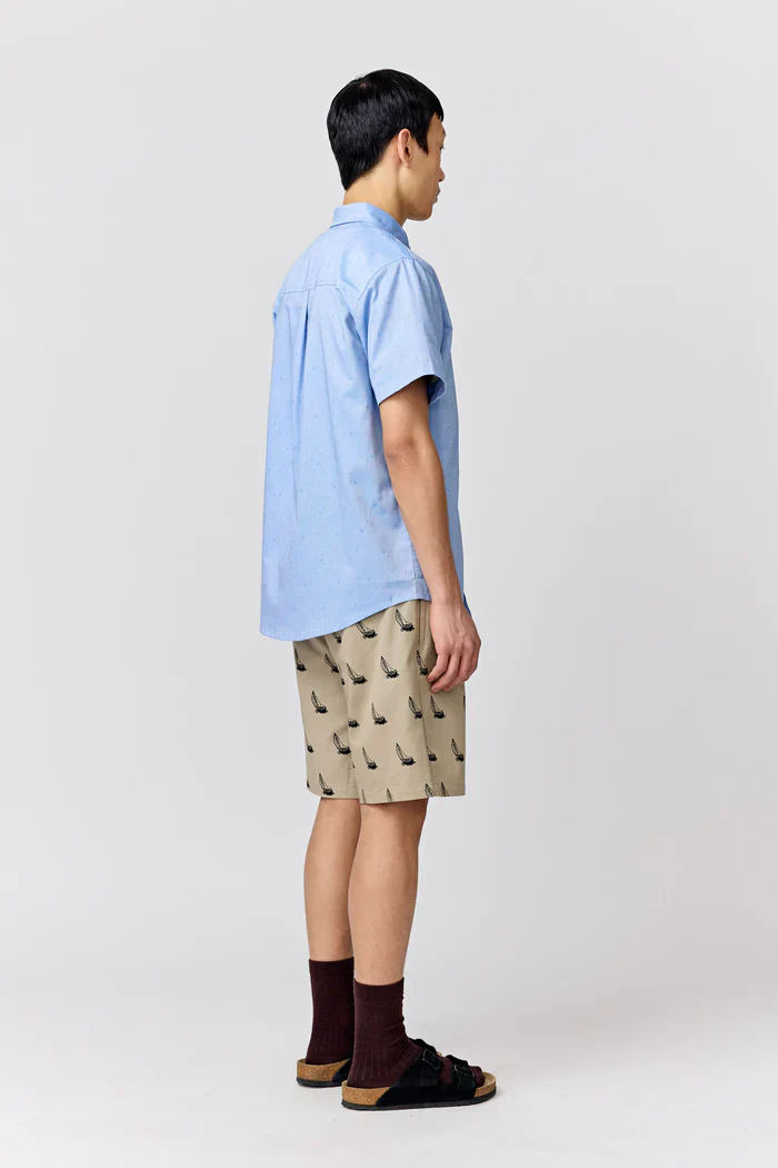 Makia miesten kauluspaita, ANCHORS SHIRT SS Keskisininen - Image 4